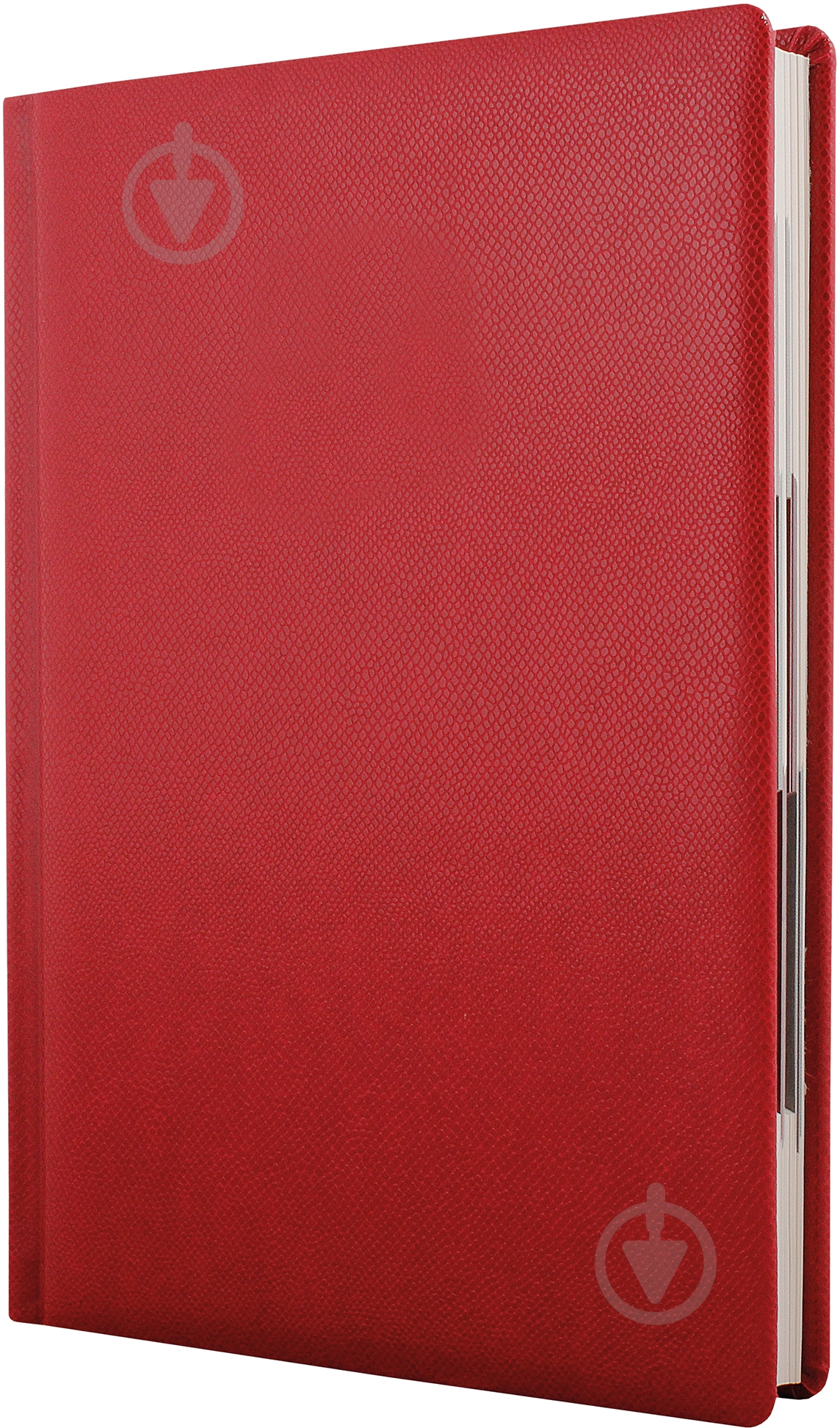 Дневник недатированный красный клетка Optima Lizard A5 O25403-03 - фото 1
