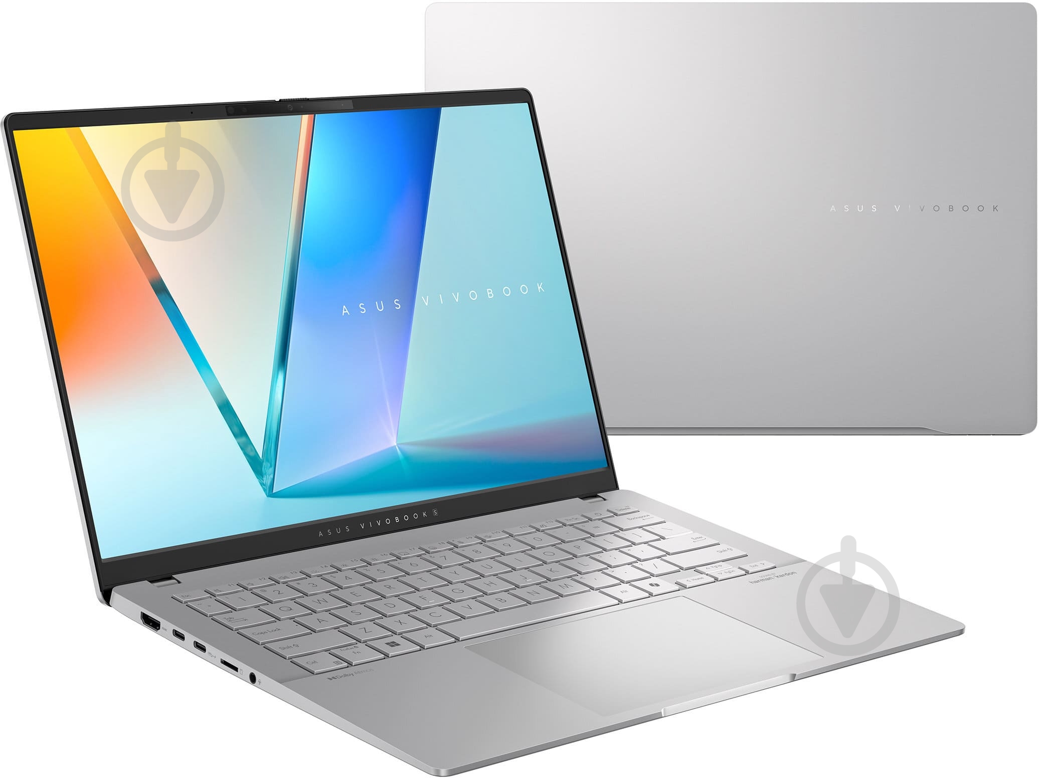 Ноутбук Asus VivoBook S 14 M5406KA-SF150 14" (90NB15W1-M008H0) cool silver - фото 4 Ноутбук Asus VivoBook S 14 M5406KA-SF150 14" (90NB15W1-M008H0) cool silver - фото 4