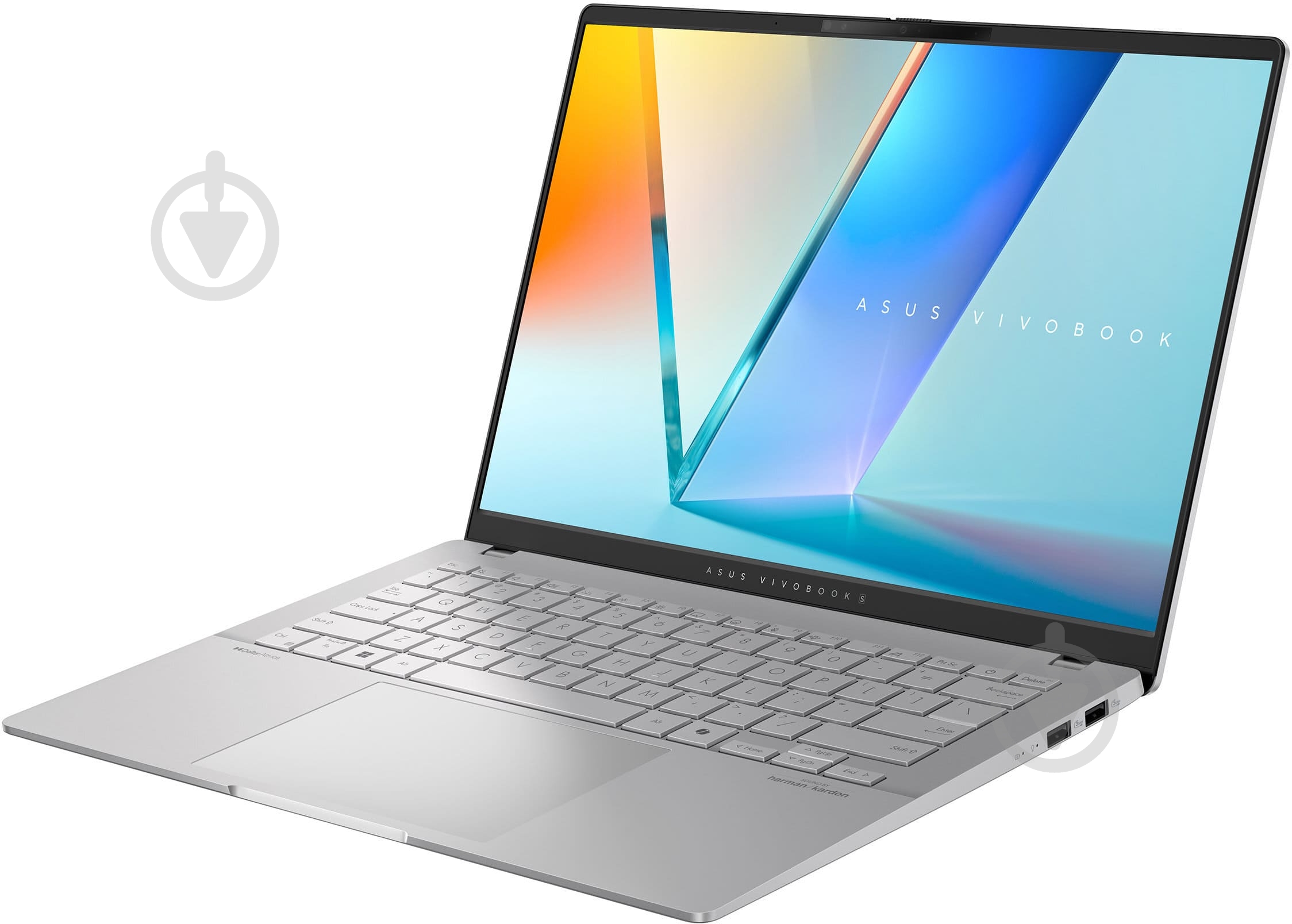 Ноутбук Asus VivoBook S 14 M5406KA-SF150 14" (90NB15W1-M008H0) cool silver - фото 5 Ноутбук Asus VivoBook S 14 M5406KA-SF150 14" (90NB15W1-M008H0) cool silver - фото 5