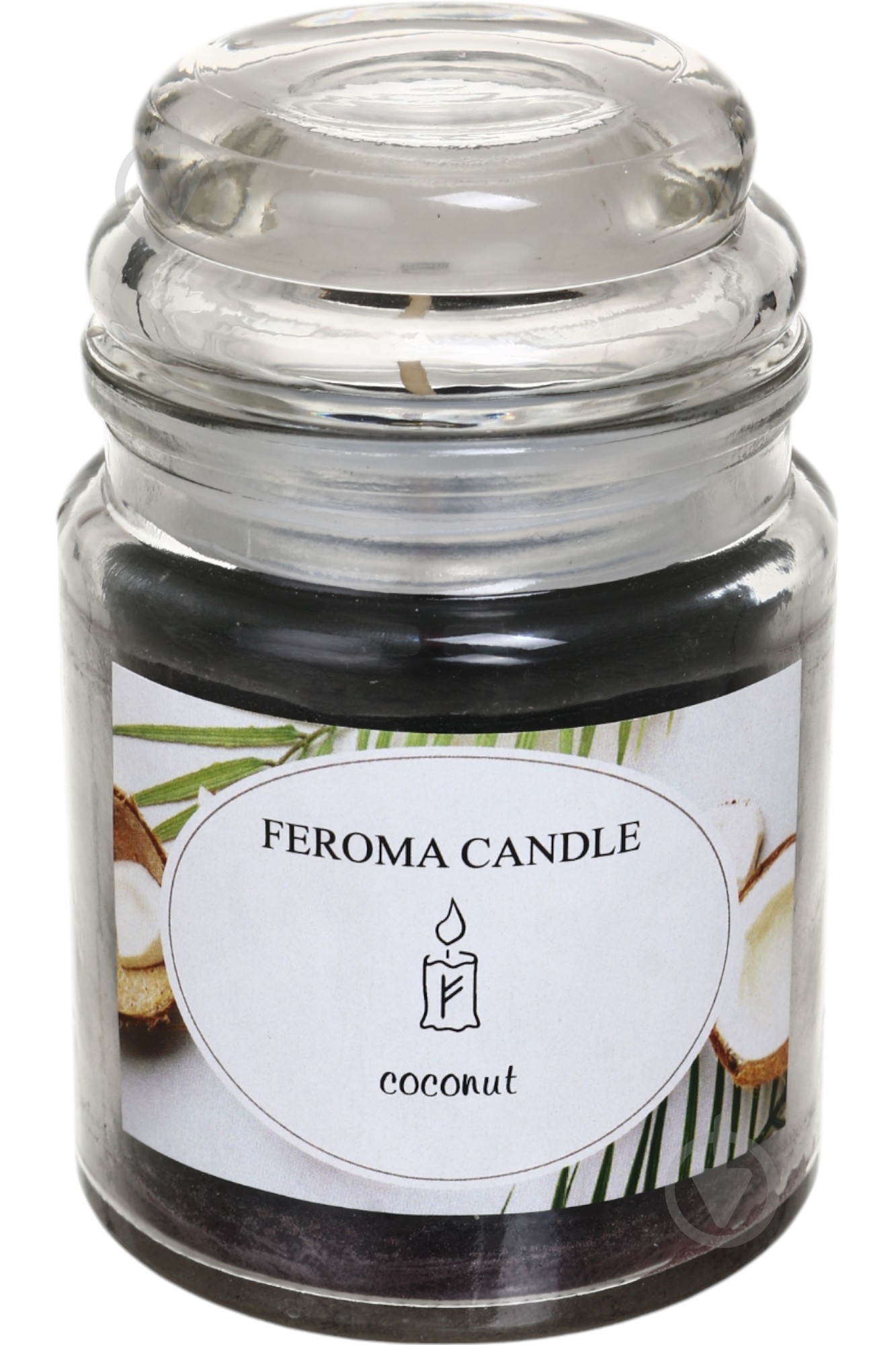 Свеча ароматическая Feroma Candle в банке Coconut - фото 1