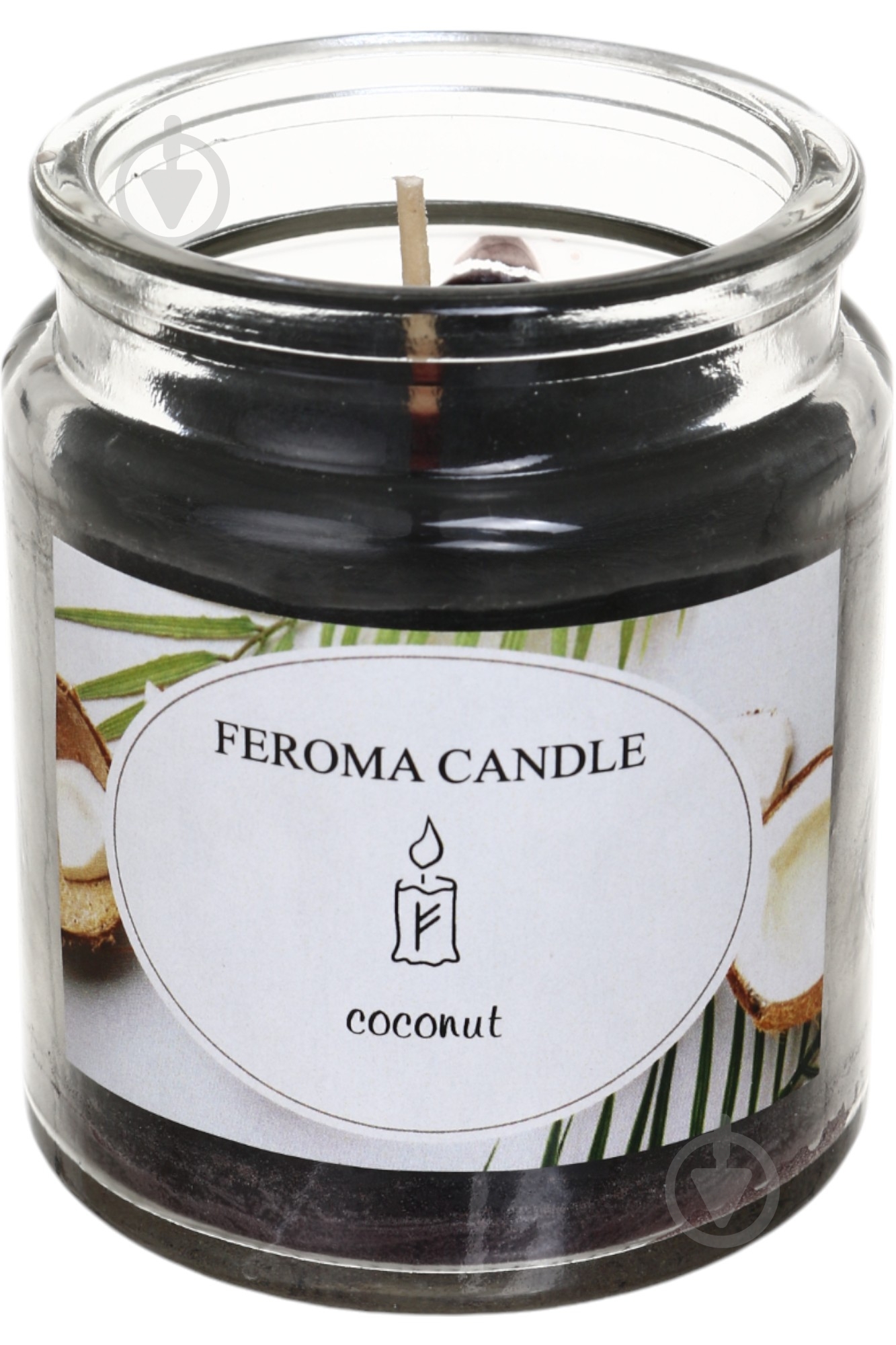 Свеча ароматическая Feroma Candle в банке Coconut - фото 2