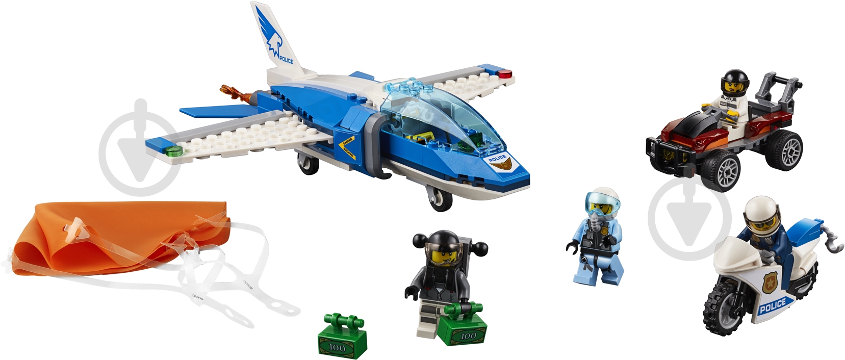 ᐉ Конструктор LEGO City Воздушная полиция: арест с парашютом