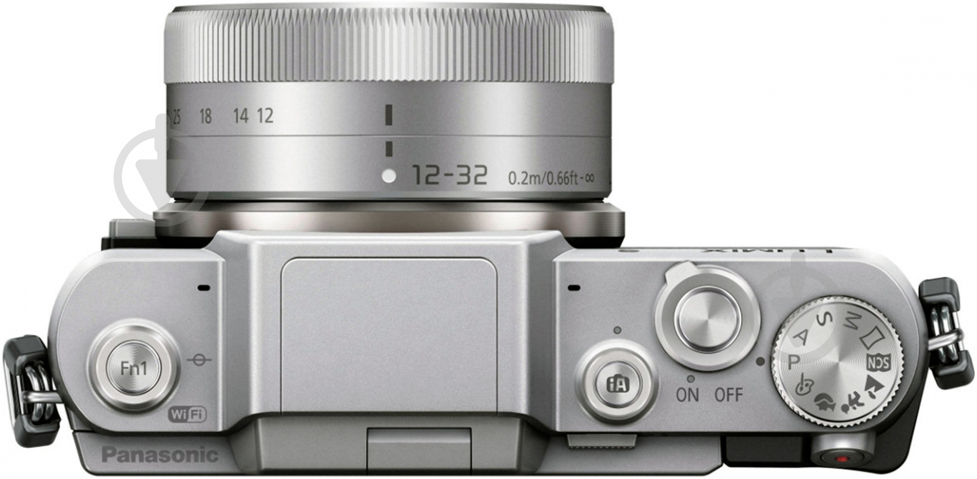 Фотоапарат Panasonic Lumix DMC-GF7 G Vario 12-32mm Kit silver - фото 2