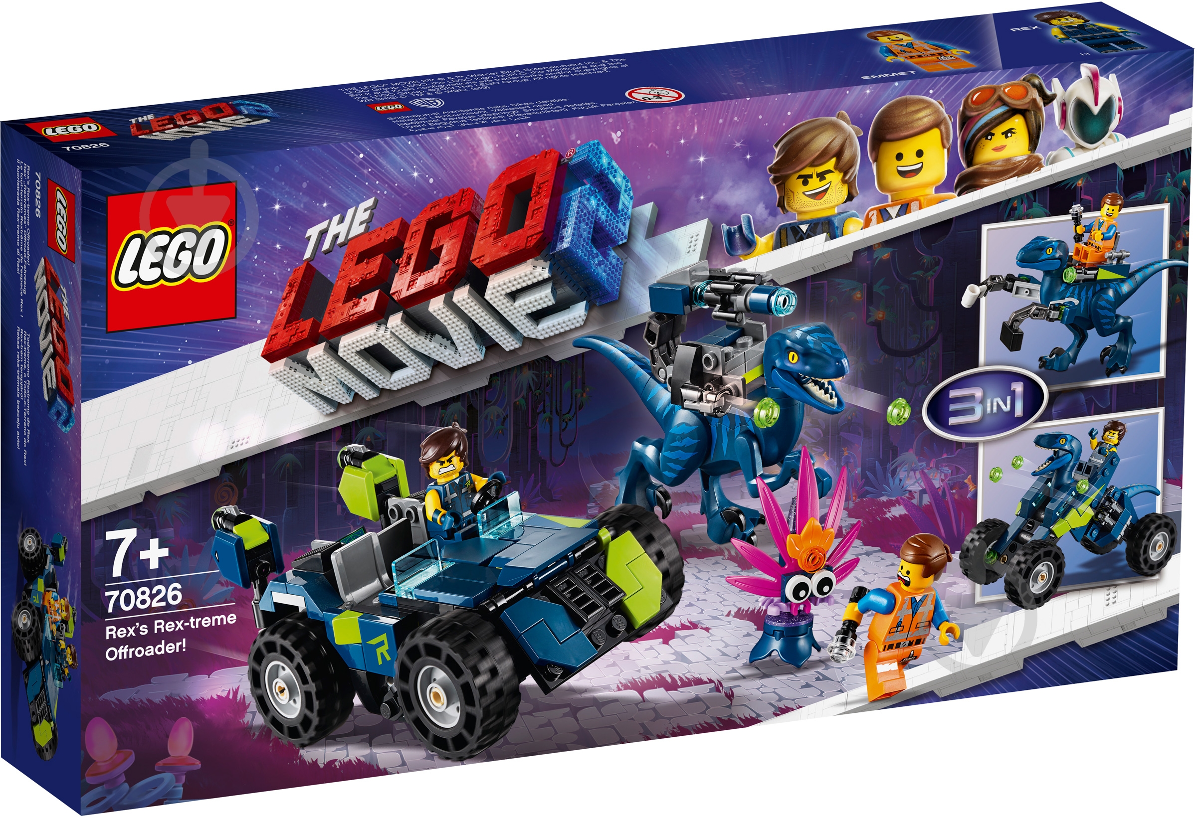 ᐉ Конструктор LEGO Movie Рэкстремальный внедорожник Рэкса! 70826