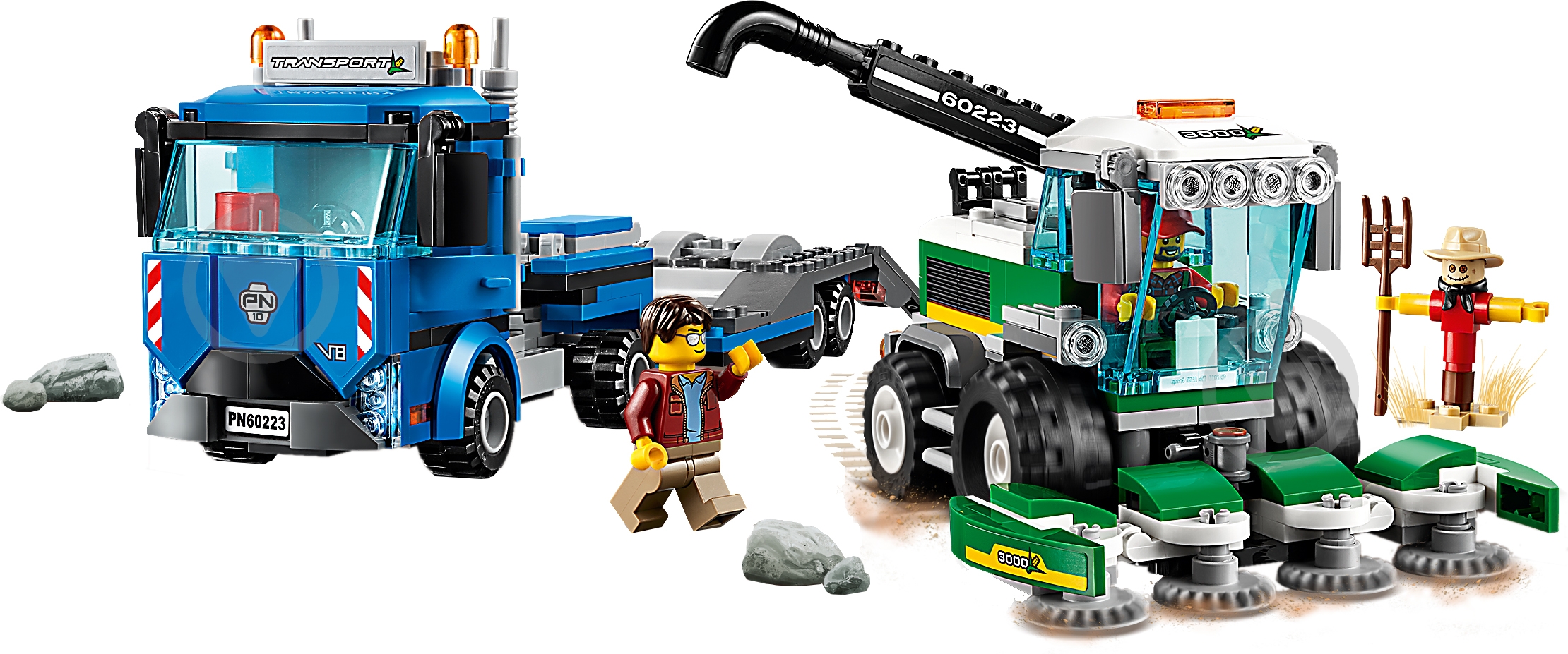 Конструктор LEGO City Транспортировщик для комбайнов 60223 - фото 3