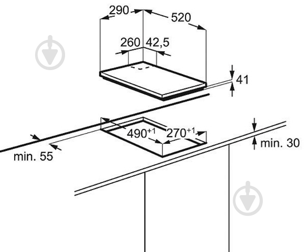 Варочная поверхность газовая Electrolux EGC 93322 NK - фото 2