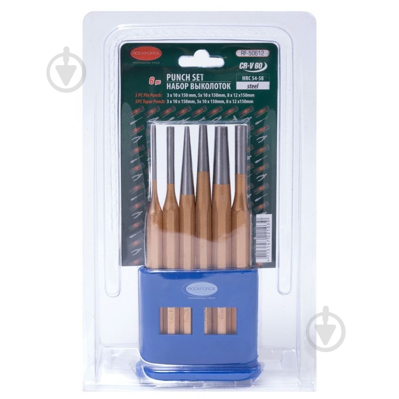 Набор выколоток Rock FORCE RF-50612 - фото 1 Набор выколоток Rock FORCE RF-50612 - фото 1