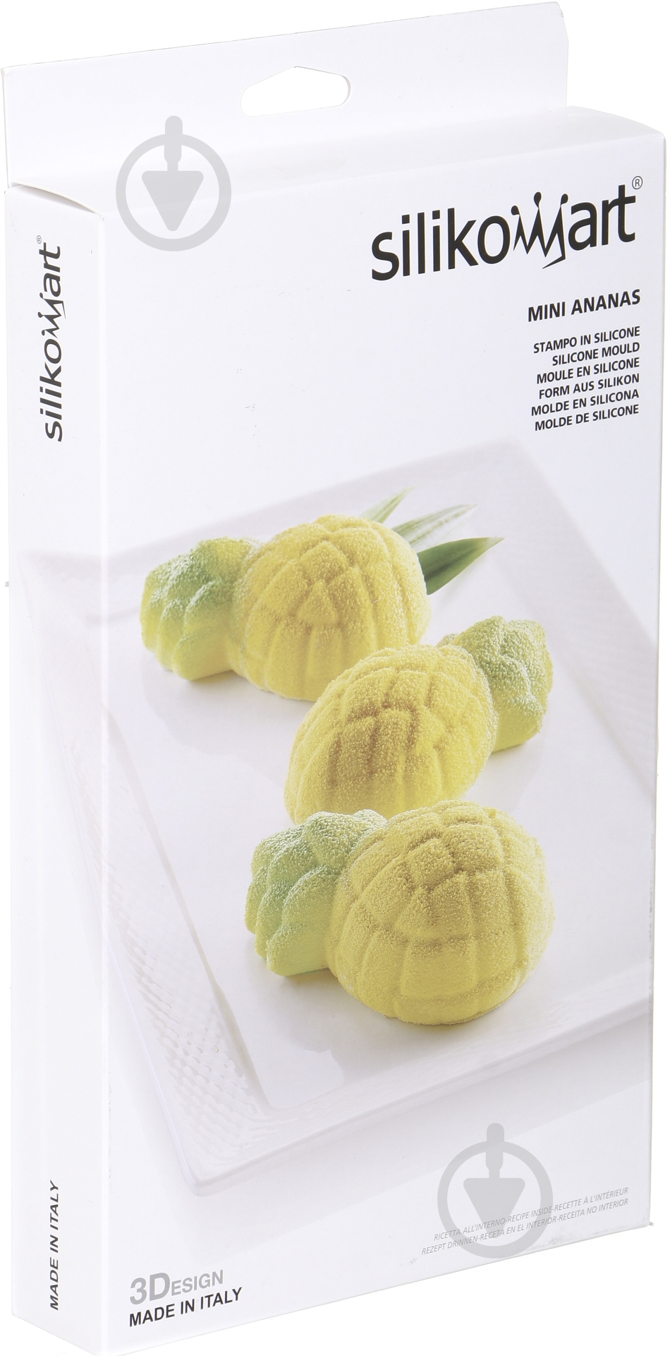 Форма для выпечки Silikomart Mini ananas 5,8x10 см 26.212.13.0065 - фото 1 Форма для выпечки Silikomart Mini ananas 5,8x10 см 26.212.13.0065 - фото 1