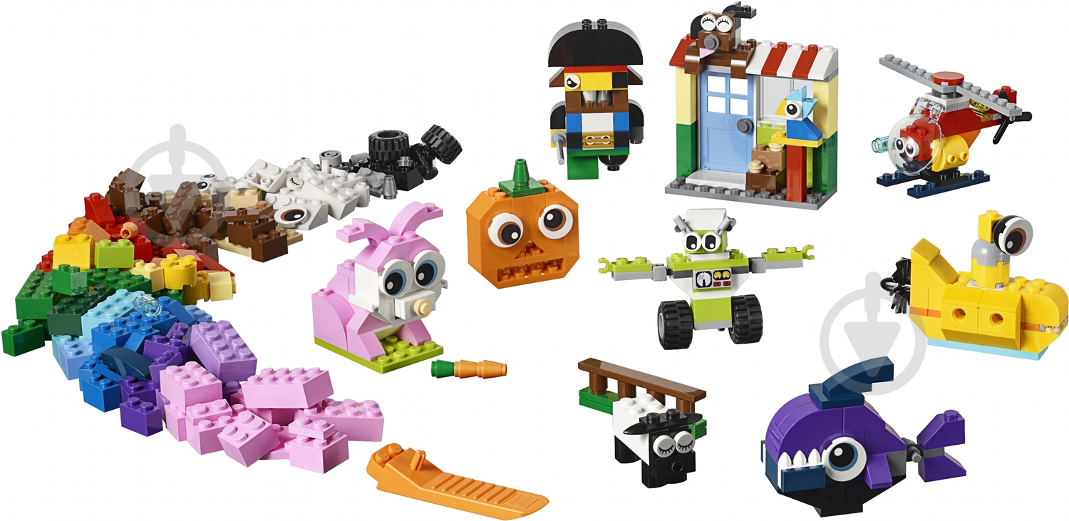 Конструктор LEGO Classic Кубики и глазки 11003 - фото 2