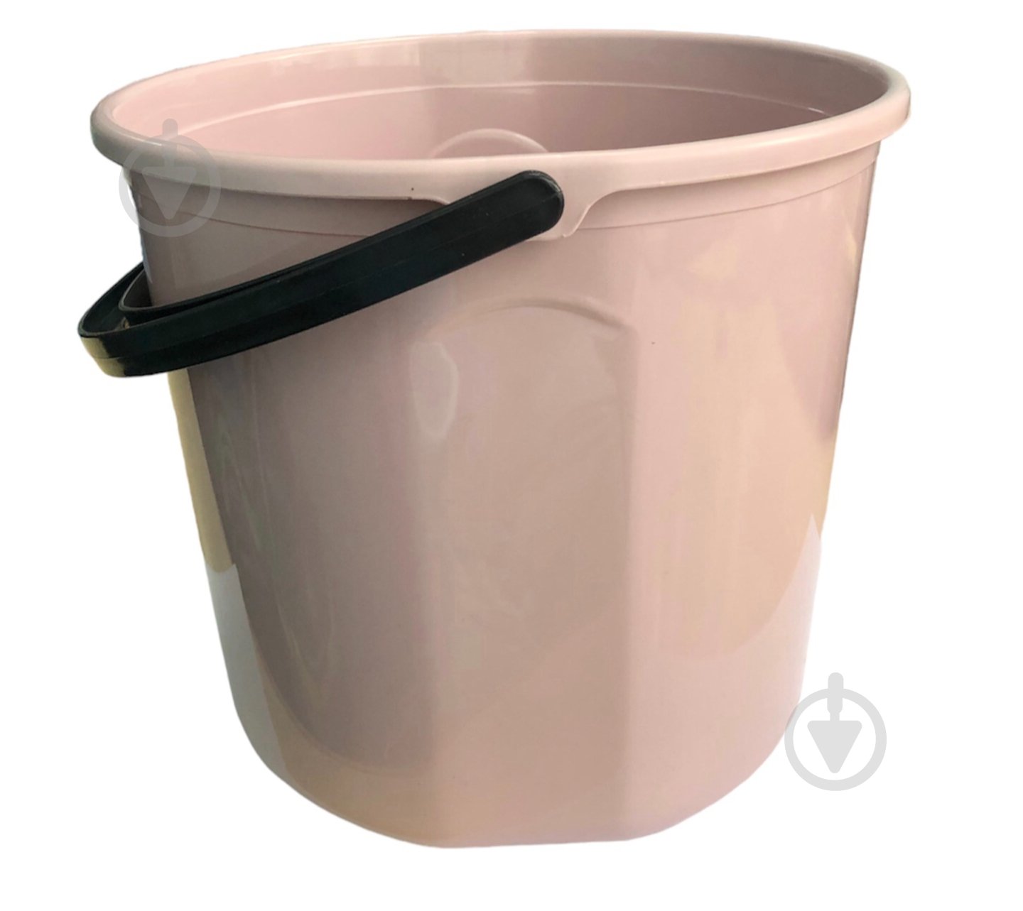 Ведро обычное ММ-Пласт 5 л бежевый - фото 1