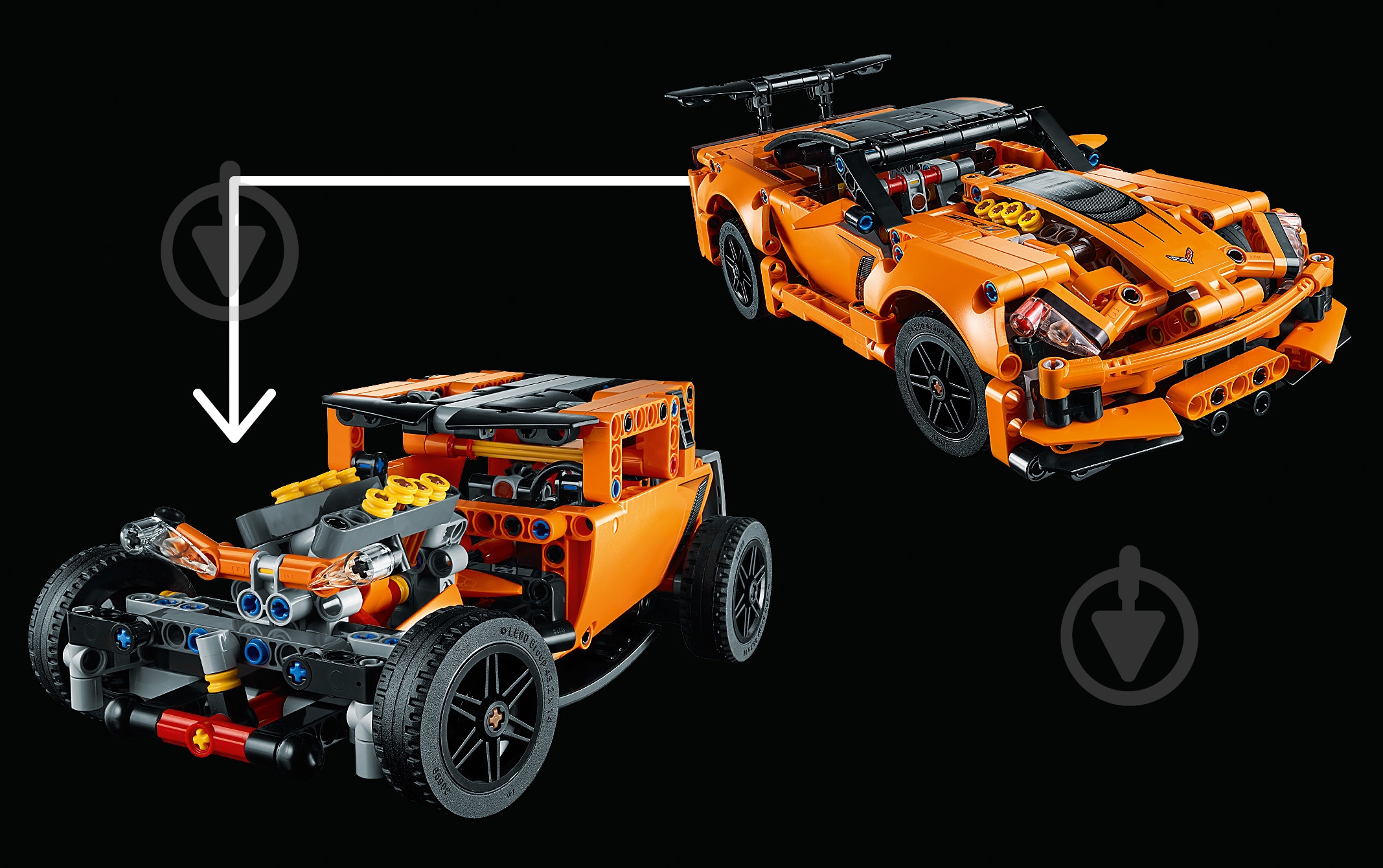 Конструктор LEGO Technic Chevrolet Corvette ZR1 42093 - фото 17