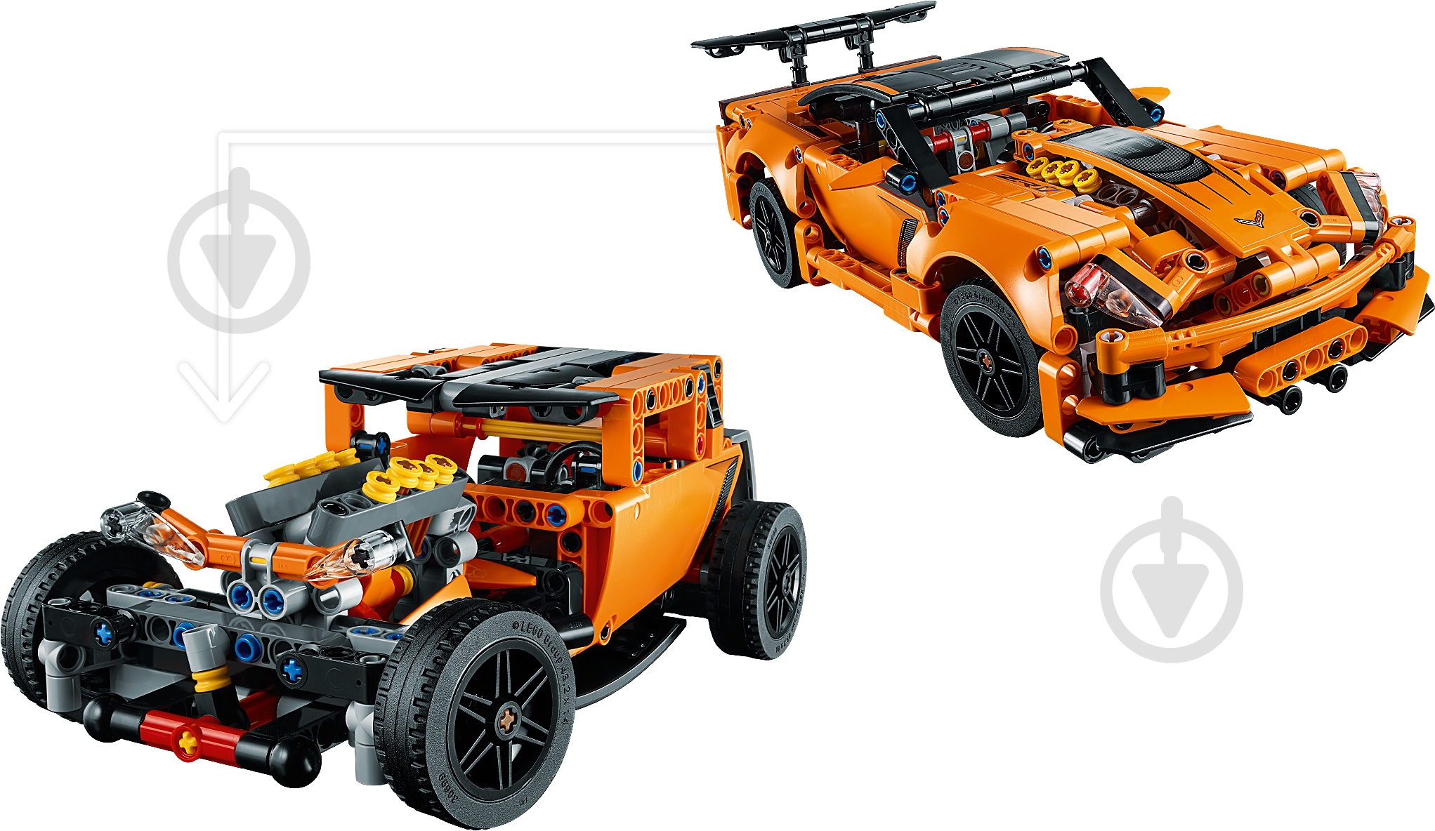 Конструктор LEGO Technic Chevrolet Corvette ZR1 42093 - фото 7