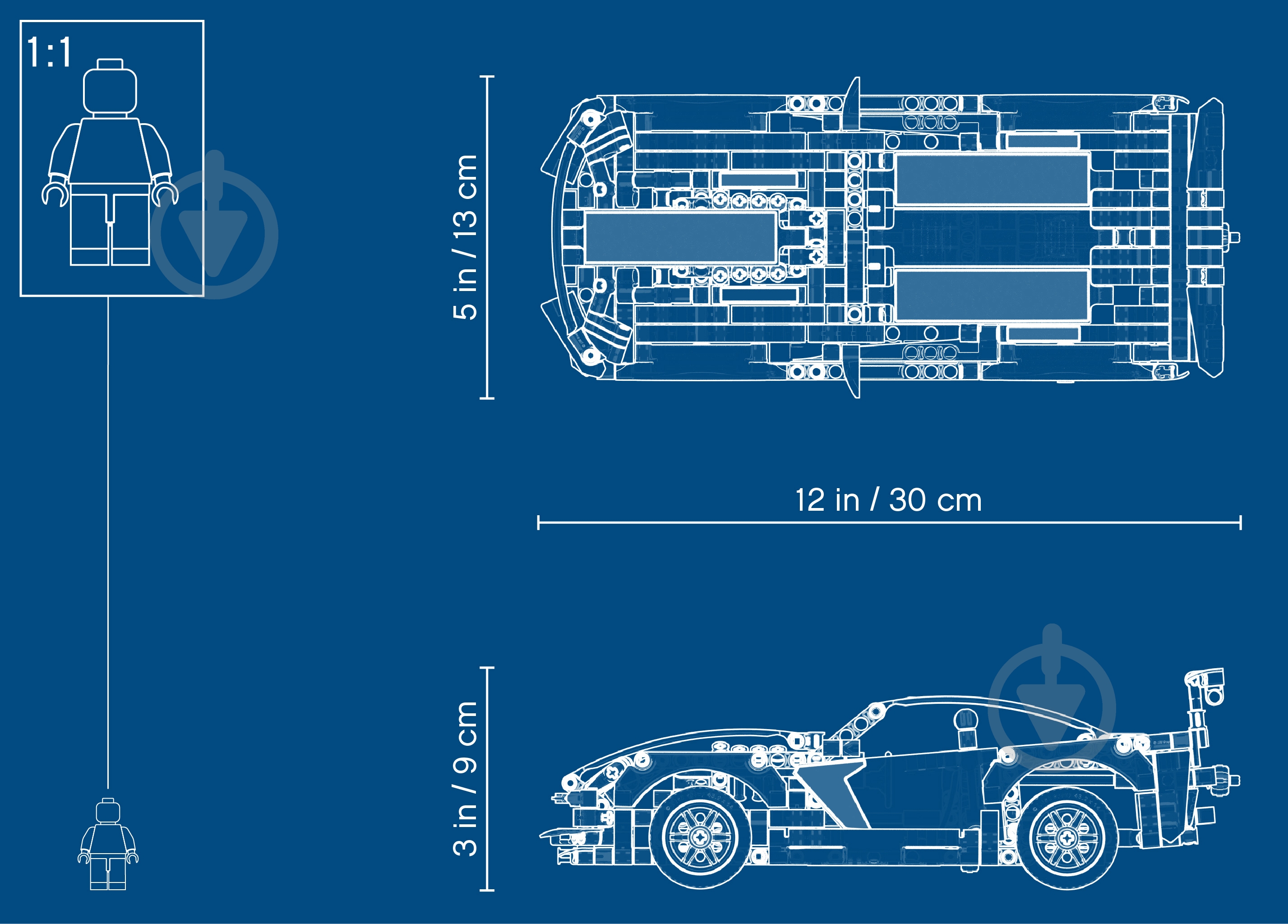 Конструктор LEGO Technic Chevrolet Corvette ZR1 42093 - фото 37