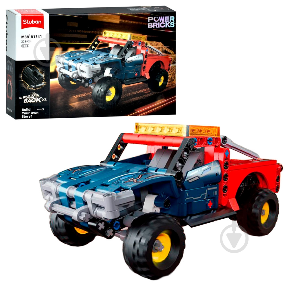 Машинка-конструктор Sluban Машина M38-B1341 - фото 1