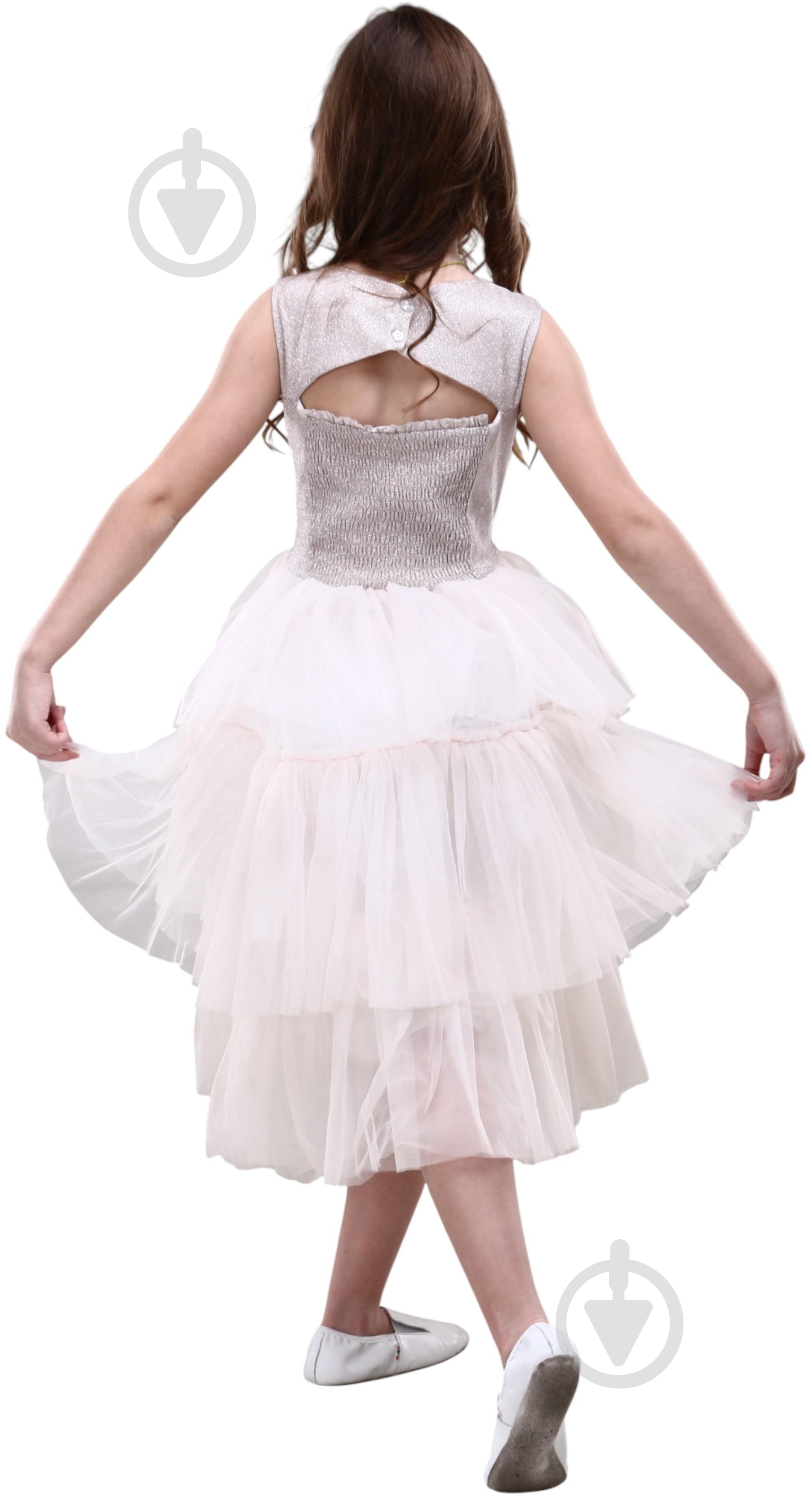 Сукня Cei Cei р.110 білий із срібним 24649# - фото 4