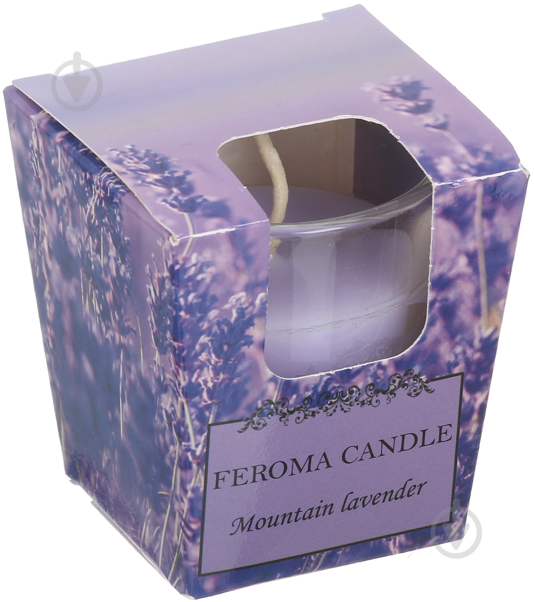 Свеча ароматическая Feroma Candle Арома Стопка Mountain lavender - фото 1