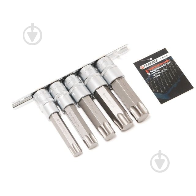 Набор головок бит Torx 6-лучевых Forsage 5 шт. F-40914L - фото 1 Набор головок бит Torx 6-лучевых Forsage 5 шт. F-40914L - фото 1