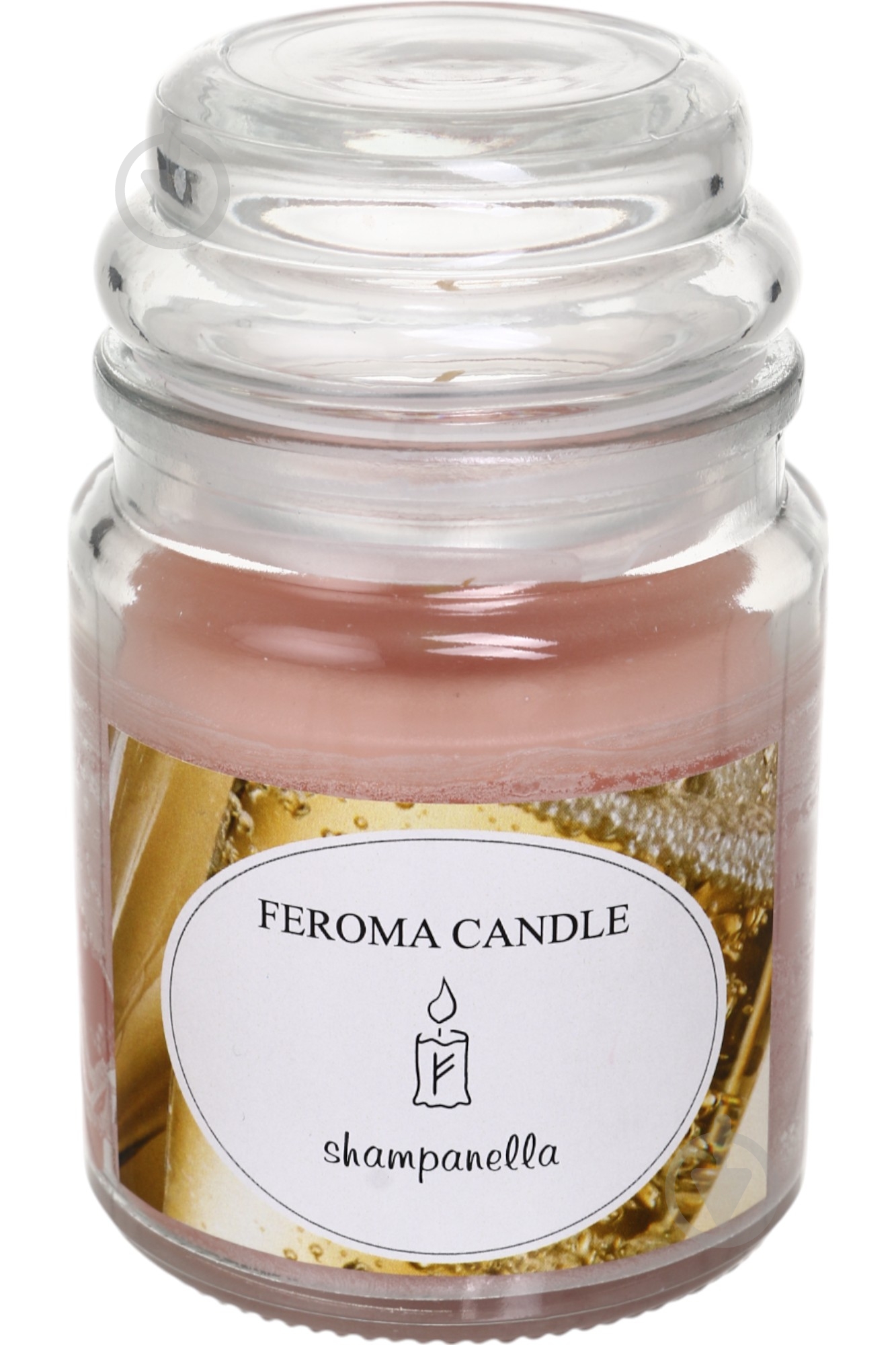 Свеча ароматическая Feroma Candle Арома Банка Shampanella - фото 1 Свеча ароматическая Feroma Candle Арома Банка Shampanella - фото 1