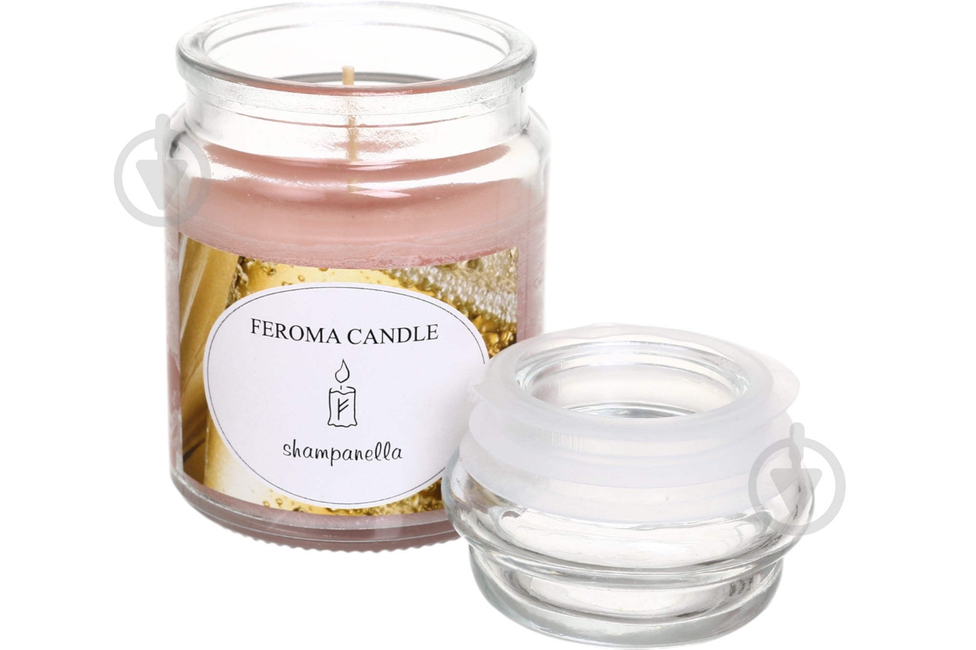 Свеча ароматическая Feroma Candle Арома Банка Shampanella - фото 3 Свеча ароматическая Feroma Candle Арома Банка Shampanella - фото 3