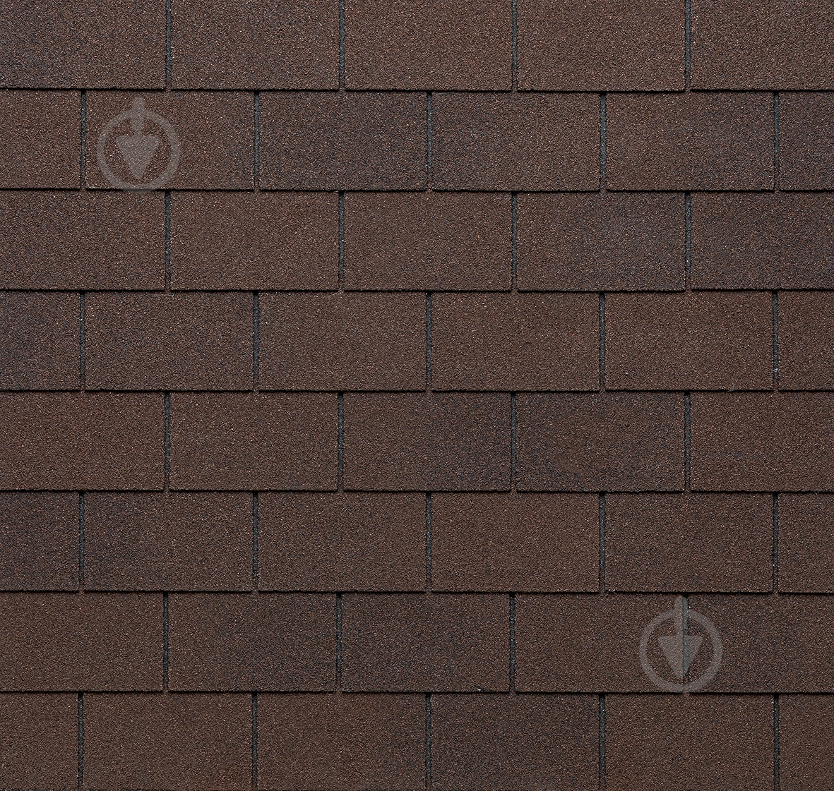 Битумная черепица RECTANGULAR 521 Dark Brown 3,05 кв.м - фото 1