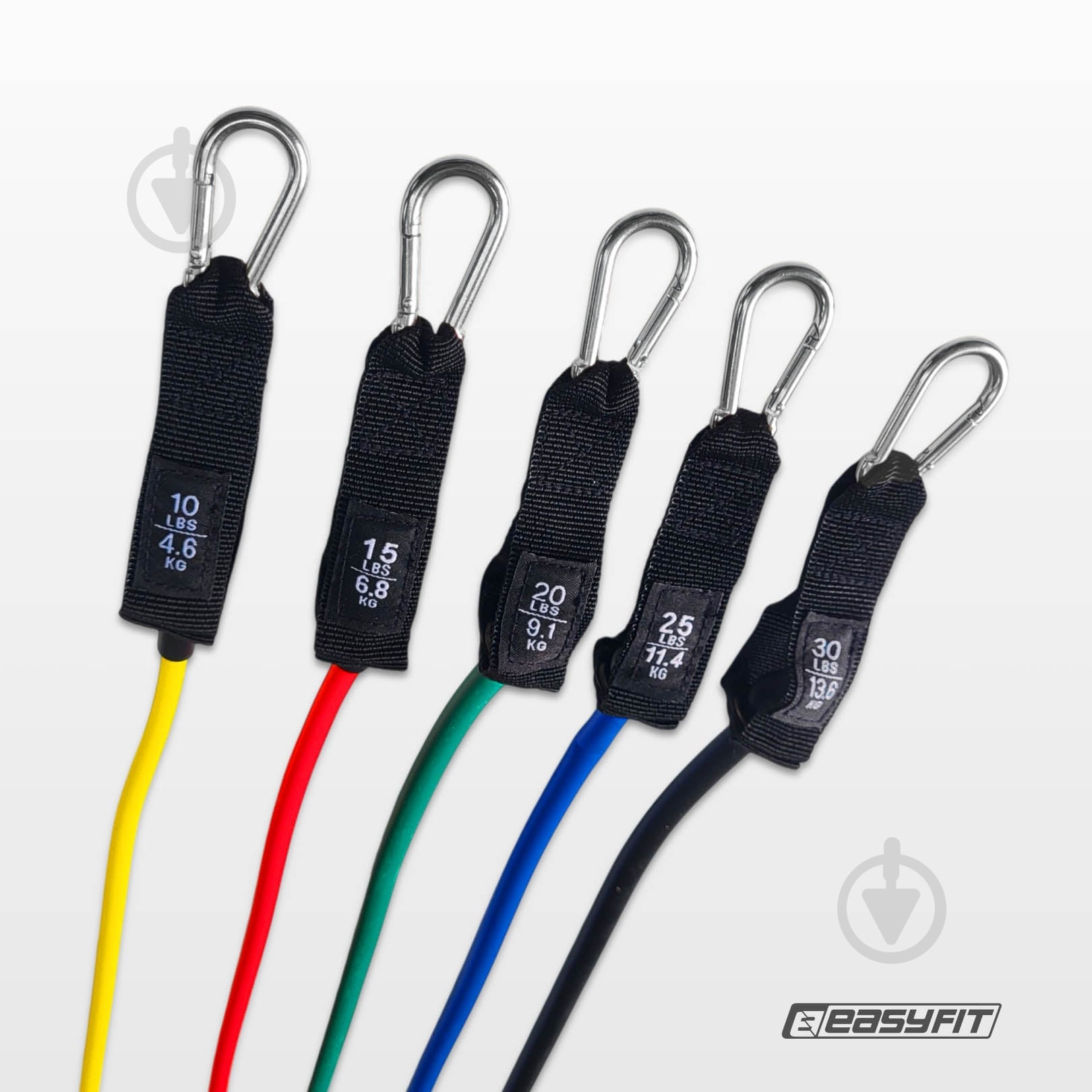 Набор эспандеров Бубновского EasyFit универсальные 5 шт. (EFEBPM5) - фото 4 Набор эспандеров Бубновского EasyFit универсальные 5 шт. (EFEBPM5) - фото 4