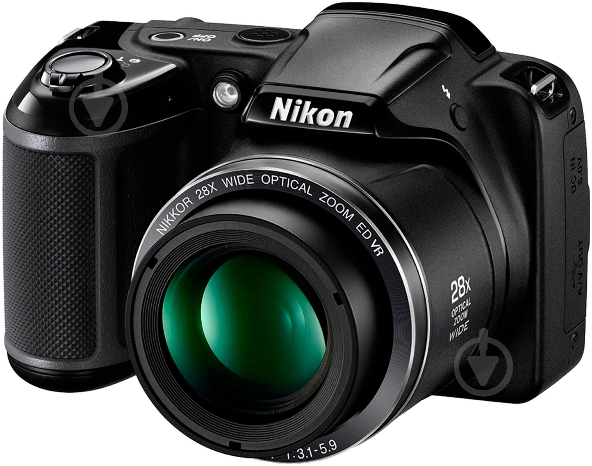 Фотоаппарат Nikon Coolpix L340 black (VNA780K001) - фото 2