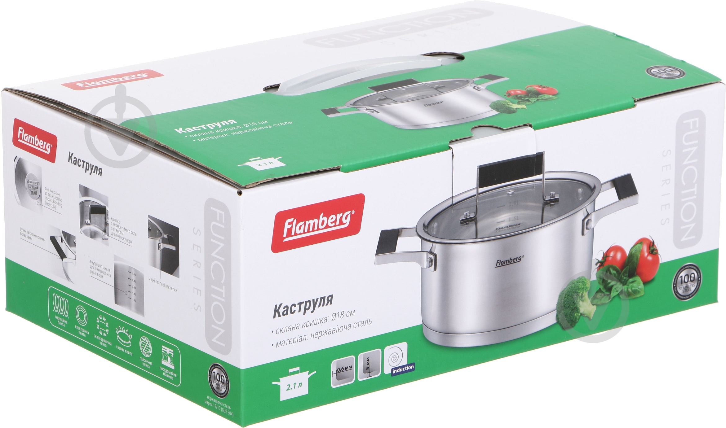 Кастрюля Flamberg Function 2,1 л - фото 7