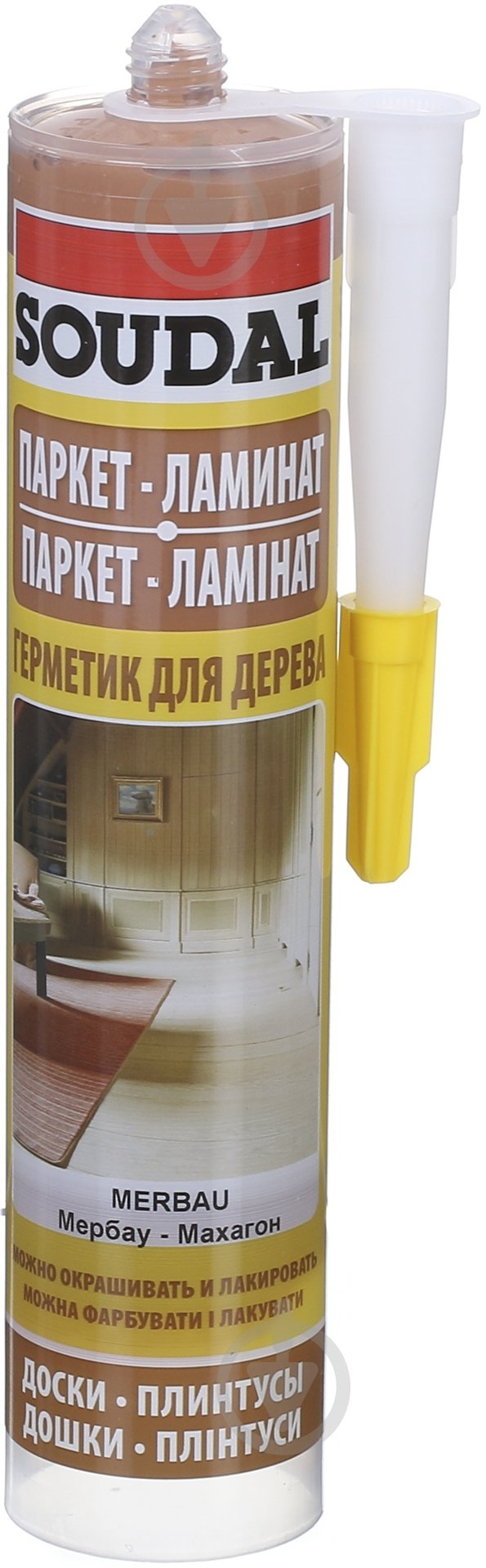 Герметик для дерева SOUDAL мербау 280 мл - фото 1 Герметик для дерева SOUDAL мербау 280 мл - фото 1