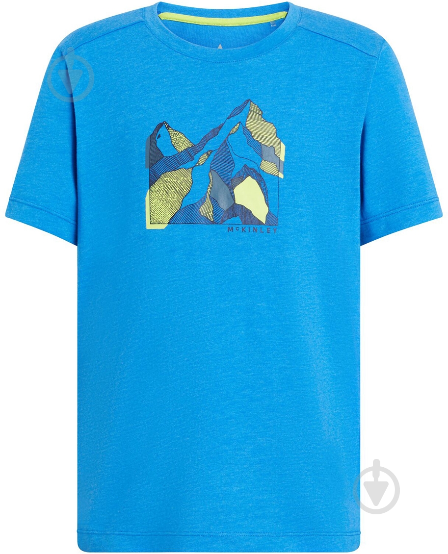 Футболка McKinley Ellis 427264-902 911/543 р.140 синій - фото 1 Футболка McKinley Ellis 427264-902 911/543 р.140 синій - фото 1