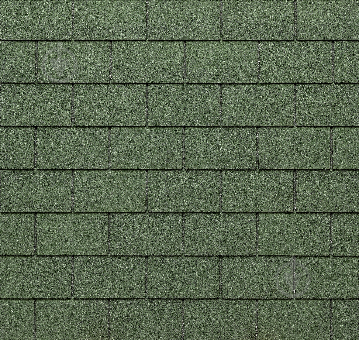 Битумная черепица RECTANGULAR 070 2-tone Green 3,05 кв.м - фото 1
