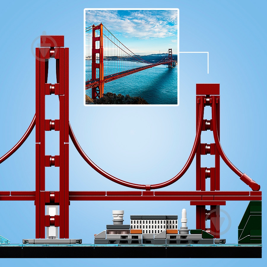 Конструктор LEGO Architecture Сан-Франциско 21043 - фото 6 Конструктор LEGO Architecture Сан-Франциско 21043 - фото 6