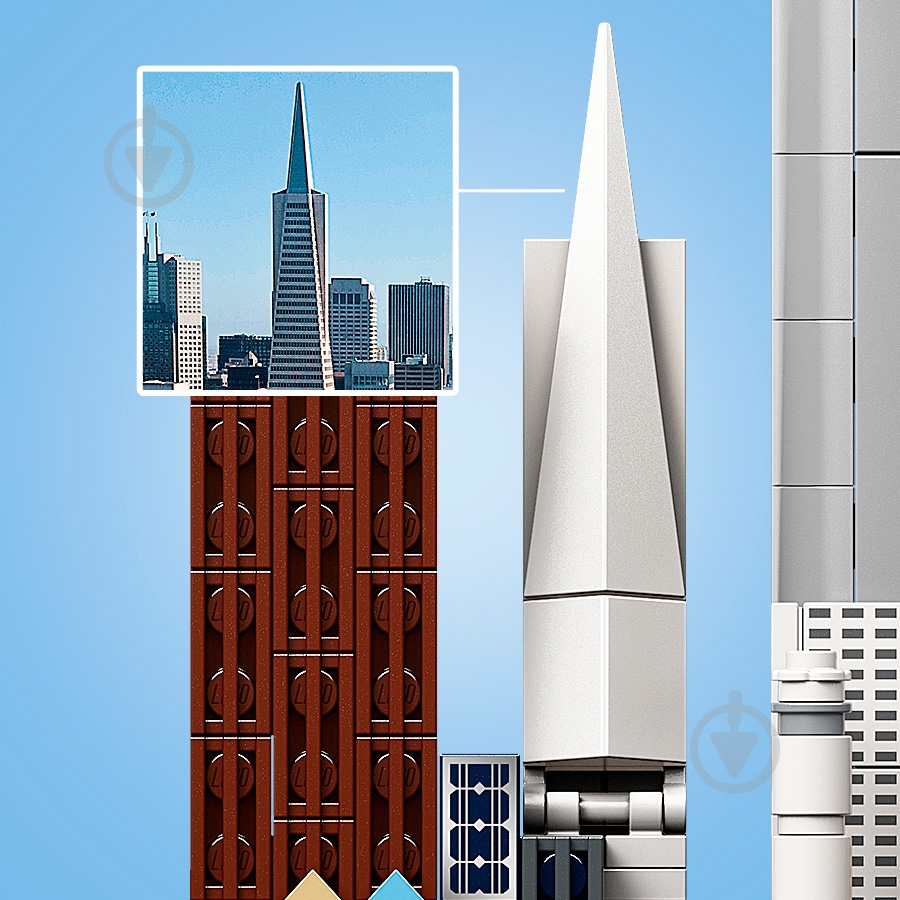 Конструктор LEGO Architecture Сан-Франциско 21043 - фото 9 Конструктор LEGO Architecture Сан-Франциско 21043 - фото 9