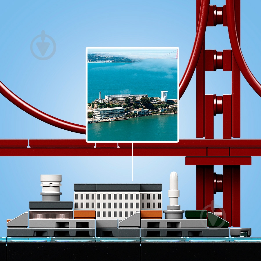 Конструктор LEGO Architecture Сан-Франциско 21043 - фото 7 Конструктор LEGO Architecture Сан-Франциско 21043 - фото 7