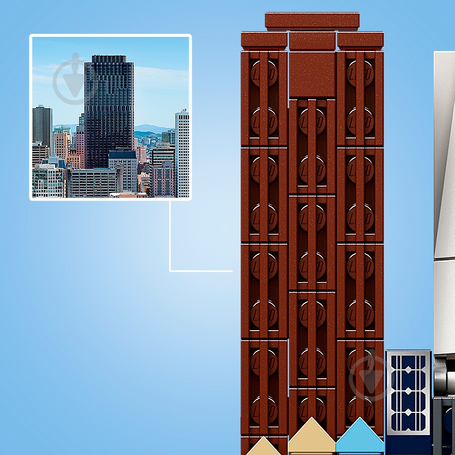 Конструктор LEGO Architecture Сан-Франциско 21043 - фото 10 Конструктор LEGO Architecture Сан-Франциско 21043 - фото 10