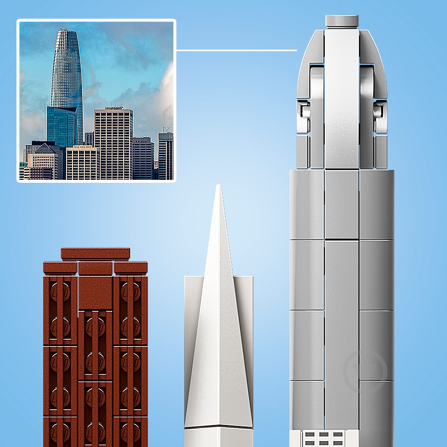 Конструктор LEGO Architecture Сан-Франциско 21043 - фото 8 Конструктор LEGO Architecture Сан-Франциско 21043 - фото 8