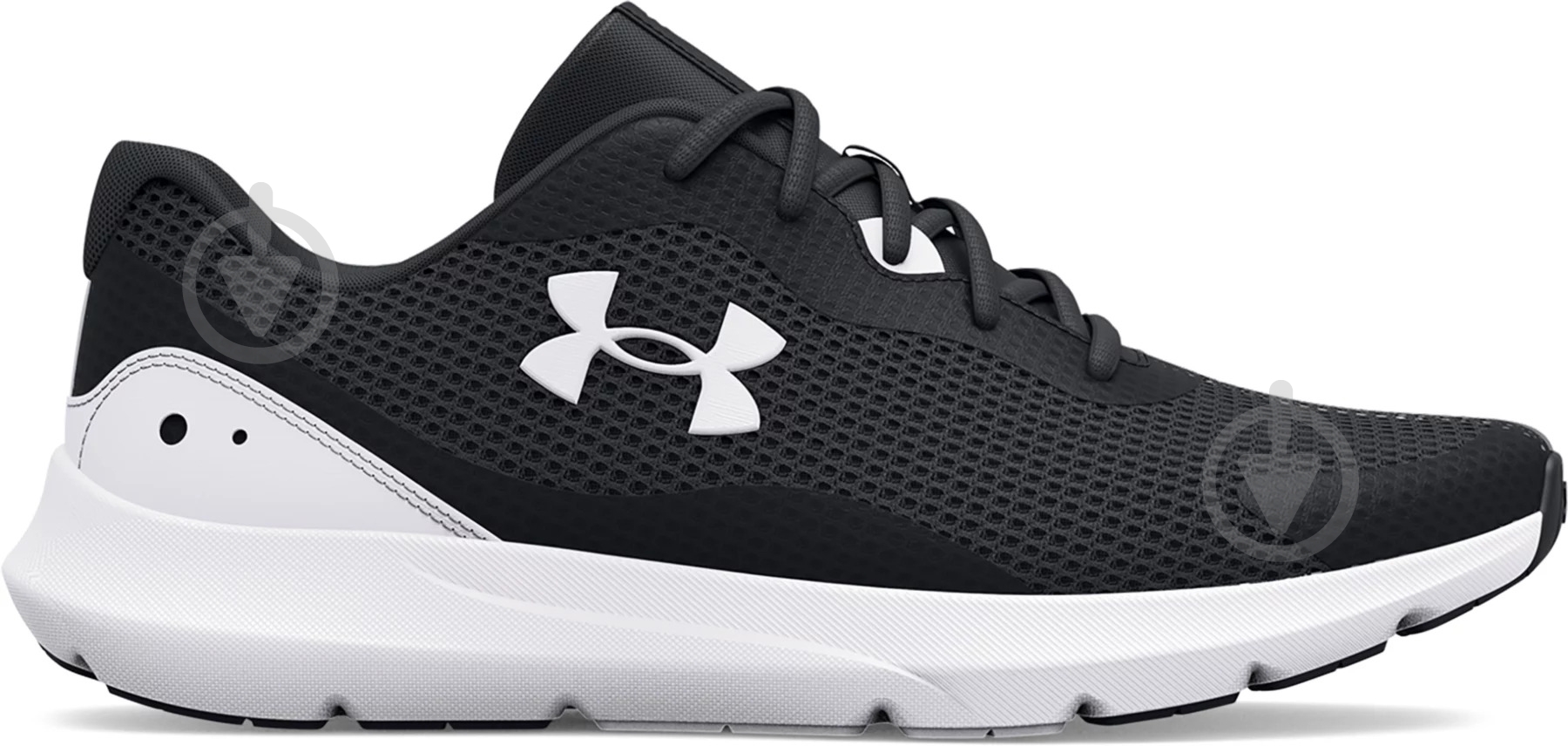 Кроссовки мужские демисезонные Under Armour SURGE 3 3024883-001 р.43 черные - фото 1 Кроссовки мужские демисезонные Under Armour SURGE 3 3024883-001 р.43 черные - фото 1