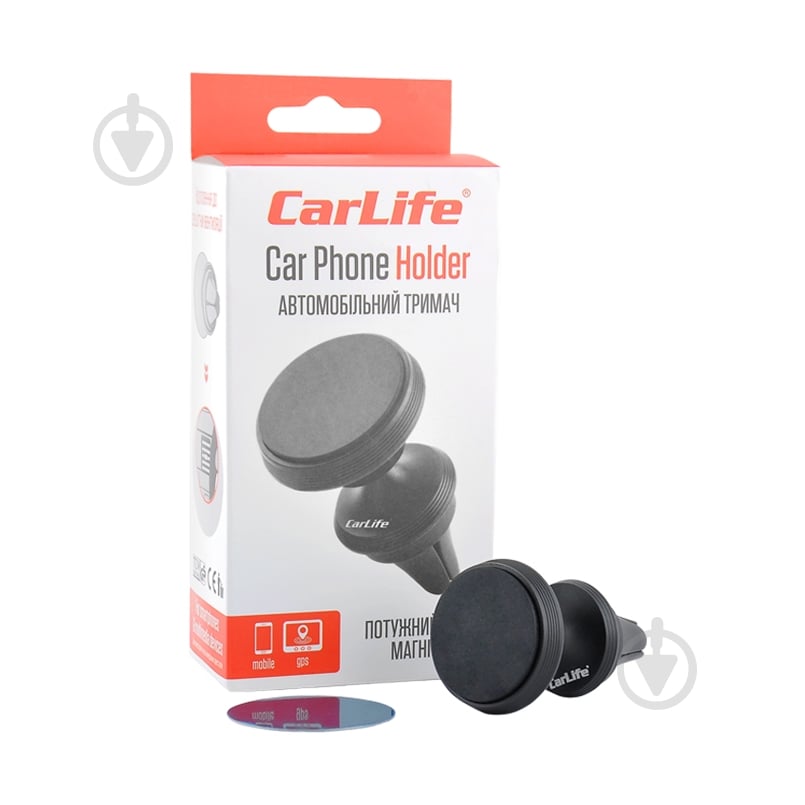 Держатель для мобильного телефона CarLife PH609 черный - фото 2 Держатель для мобильного телефона CarLife PH609 черный - фото 2