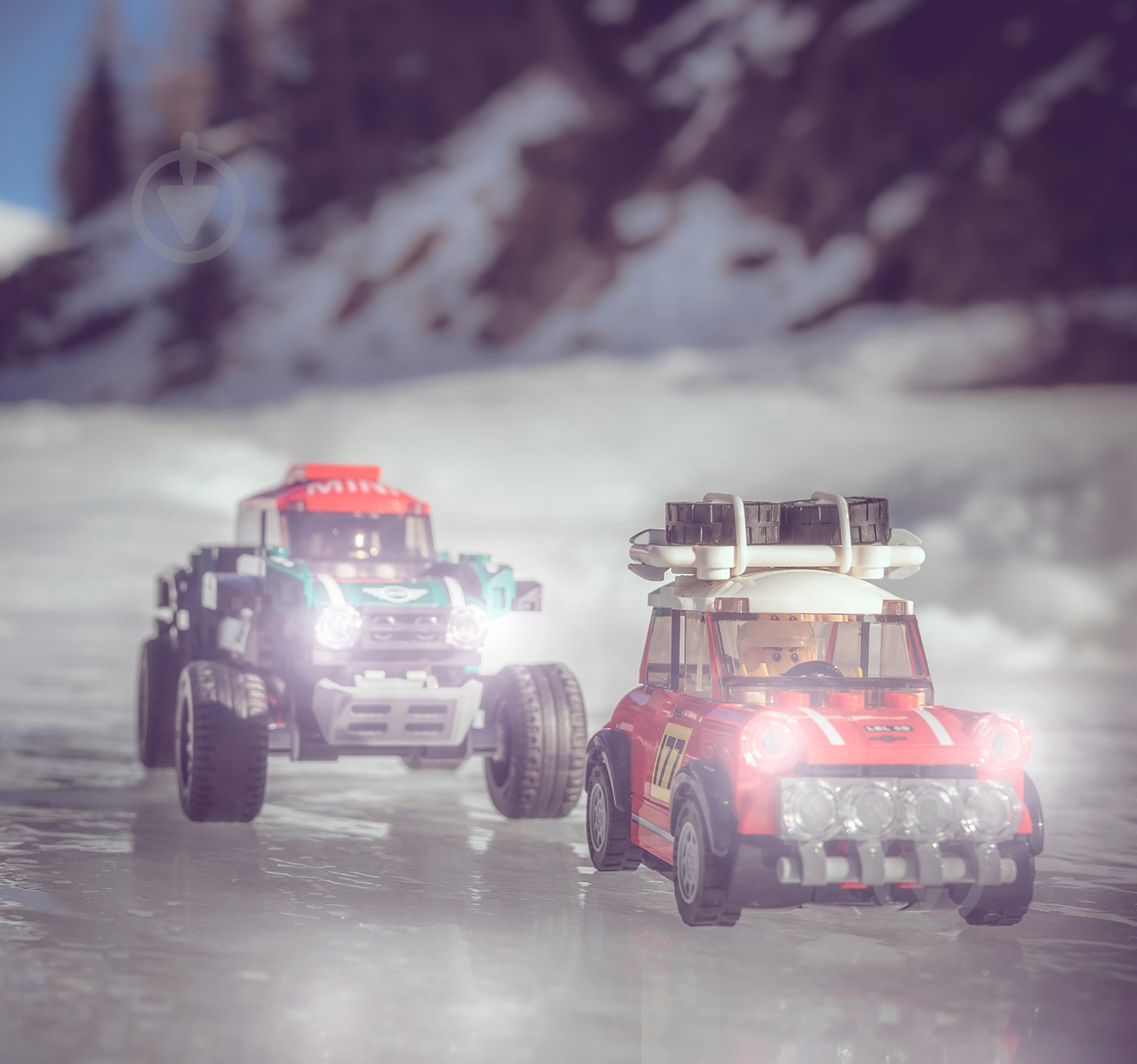 Конструктор LEGO Speed Champions Автомобілі 1967 Mini Cooper S Rally та 2018 MINI John Cooper Works Buggy 75894 - фото 25 Конструктор LEGO Speed Champions Автомобілі 1967 Mini Cooper S Rally та 2018 MINI John Cooper Works Buggy 75894 - фото 25