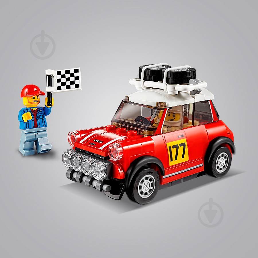 Конструктор LEGO Speed Champions Автомобілі 1967 Mini Cooper S Rally та 2018 MINI John Cooper Works Buggy 75894 - фото 11 Конструктор LEGO Speed Champions Автомобілі 1967 Mini Cooper S Rally та 2018 MINI John Cooper Works Buggy 75894 - фото 11