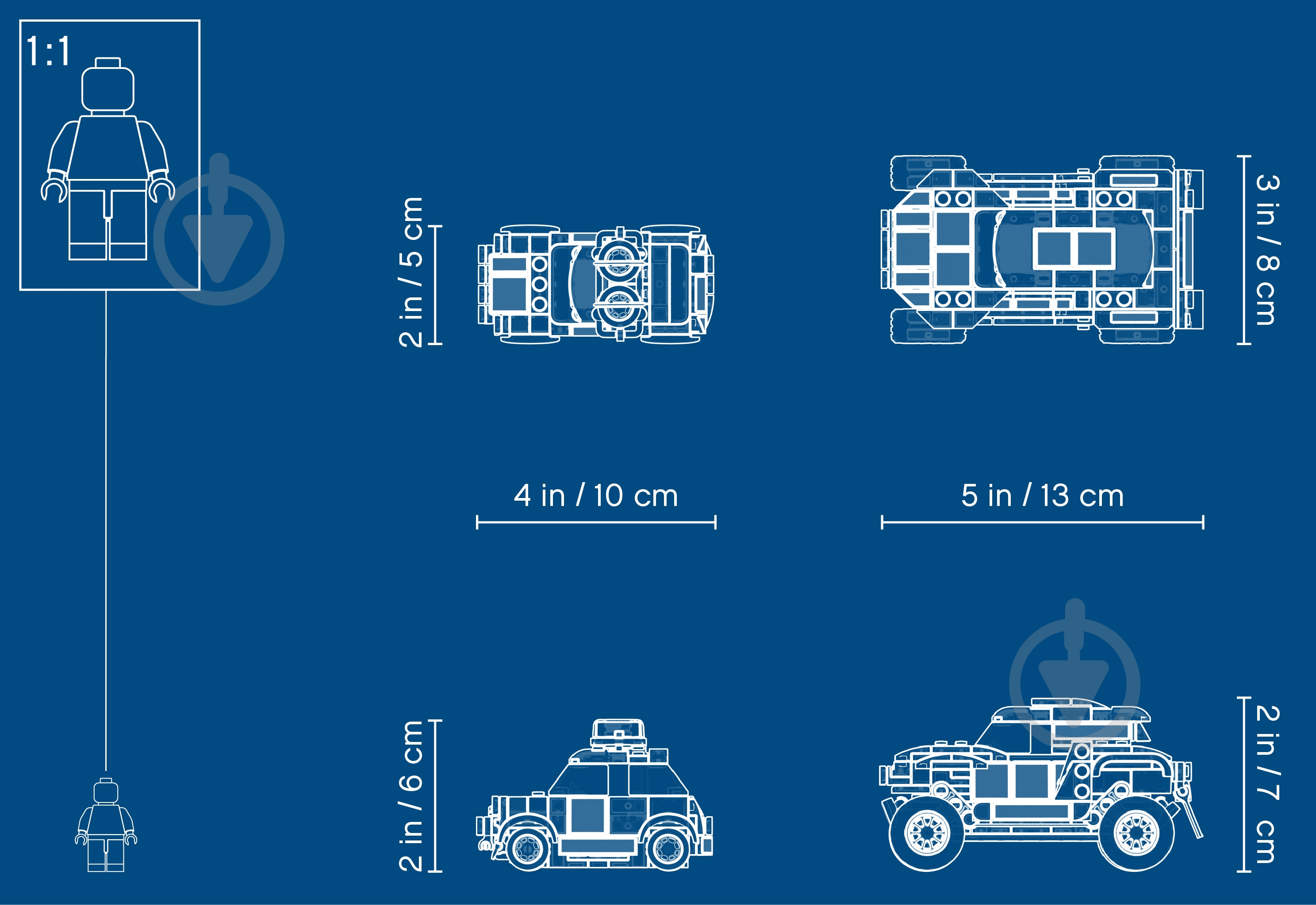 Конструктор LEGO Speed Champions Автомобілі 1967 Mini Cooper S Rally та 2018 MINI John Cooper Works Buggy 75894 - фото 35 Конструктор LEGO Speed Champions Автомобілі 1967 Mini Cooper S Rally та 2018 MINI John Cooper Works Buggy 75894 - фото 35