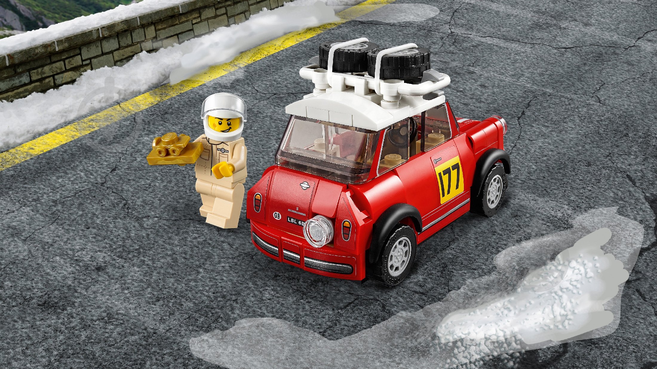 Конструктор LEGO Speed Champions Автомобілі 1967 Mini Cooper S Rally та 2018 MINI John Cooper Works Buggy 75894 - фото 21 Конструктор LEGO Speed Champions Автомобілі 1967 Mini Cooper S Rally та 2018 MINI John Cooper Works Buggy 75894 - фото 21