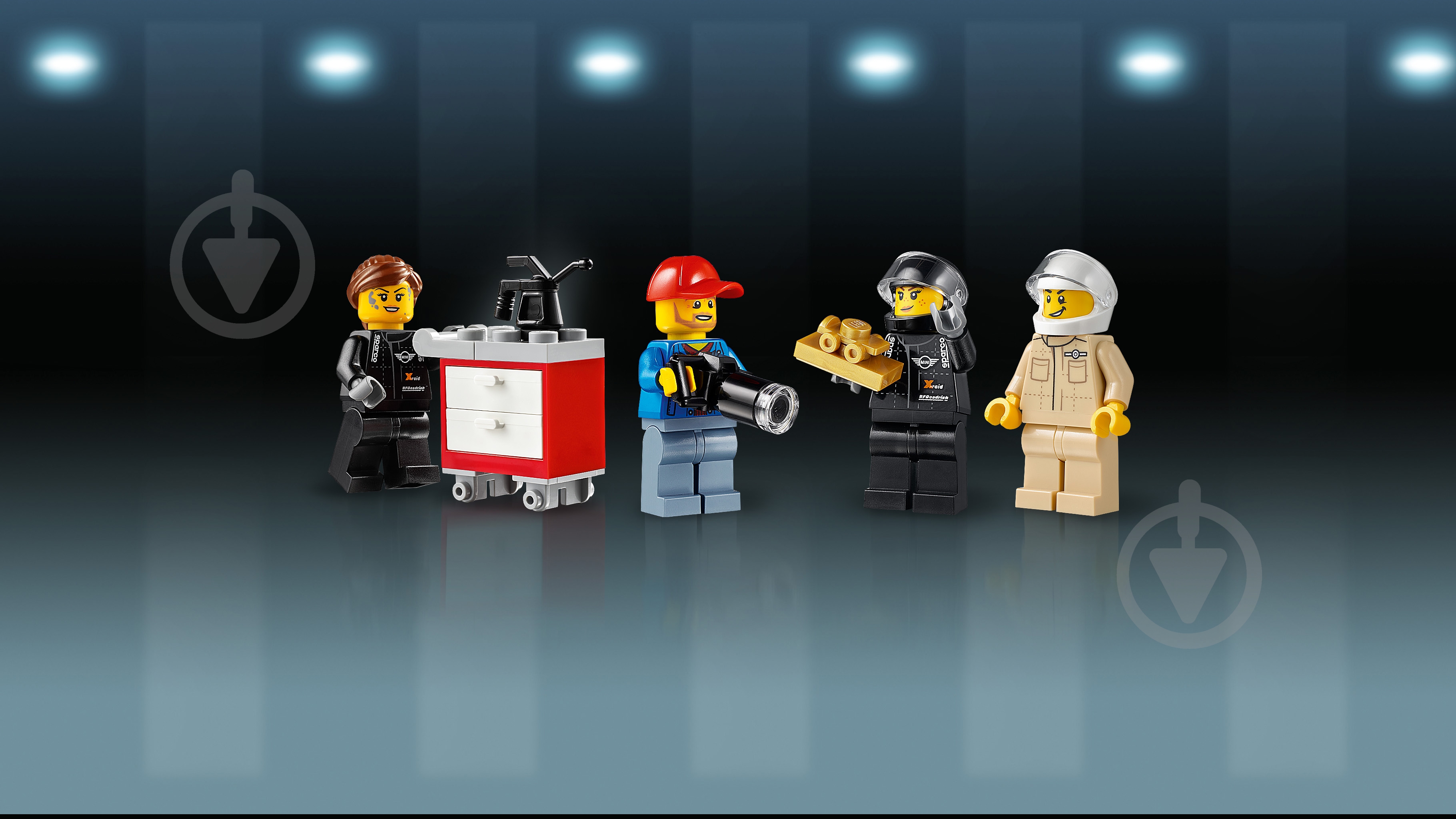 Конструктор LEGO Speed Champions Автомобілі 1967 Mini Cooper S Rally та 2018 MINI John Cooper Works Buggy 75894 - фото 16 Конструктор LEGO Speed Champions Автомобілі 1967 Mini Cooper S Rally та 2018 MINI John Cooper Works Buggy 75894 - фото 16