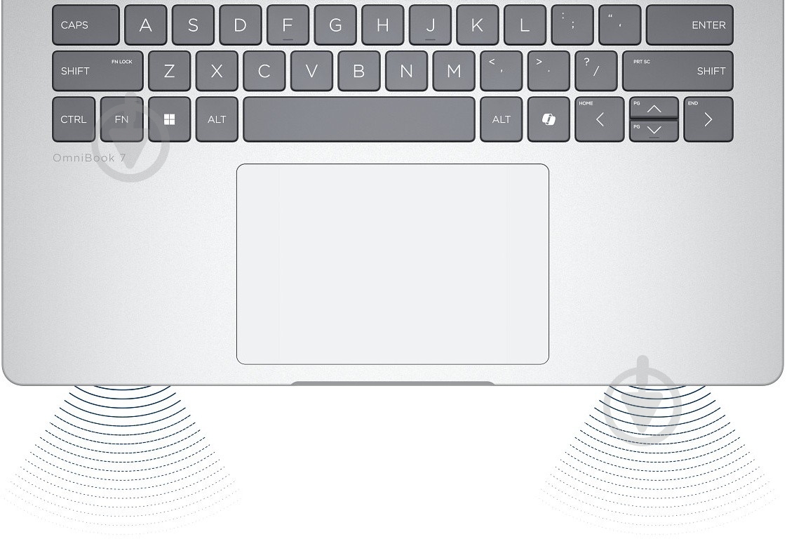 Ноутбук HP OmniBook 7 Laptop 14-fs0000ua 14" (C3VH7EA) glacier silver - фото 3