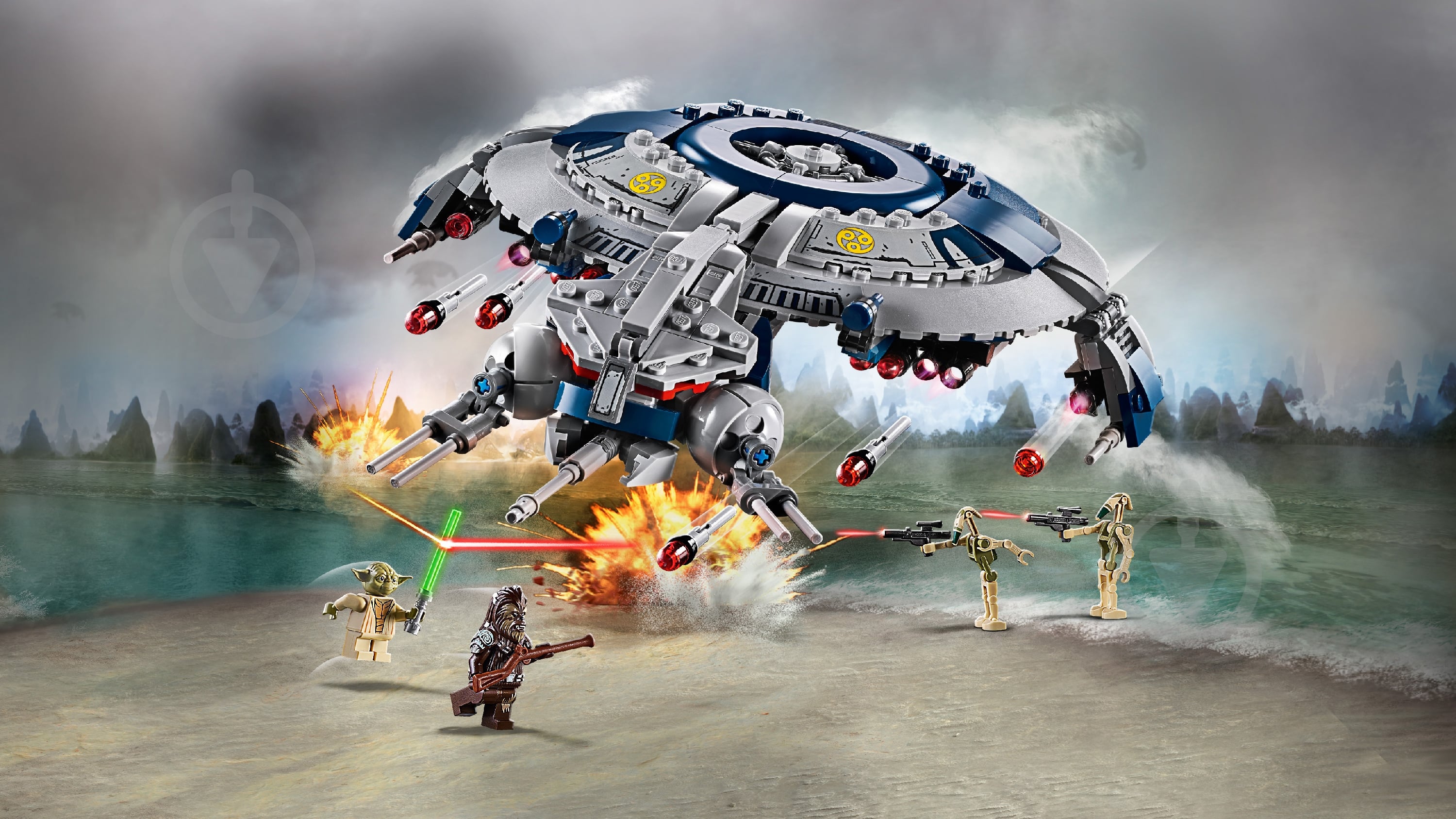 Конструктор LEGO Star Wars Дроид-истребитель 75233 - фото 11