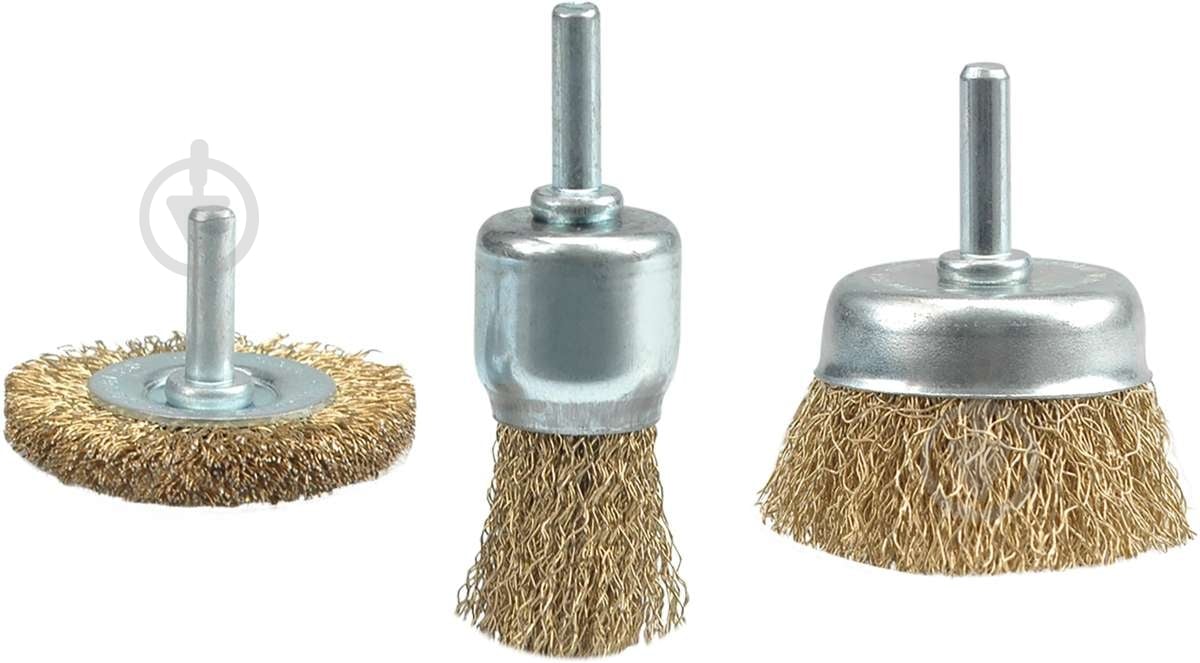 Набор щеток Vorel 3 шт. 6989 - фото 1 Набор щеток Vorel 3 шт. 6989 - фото 1