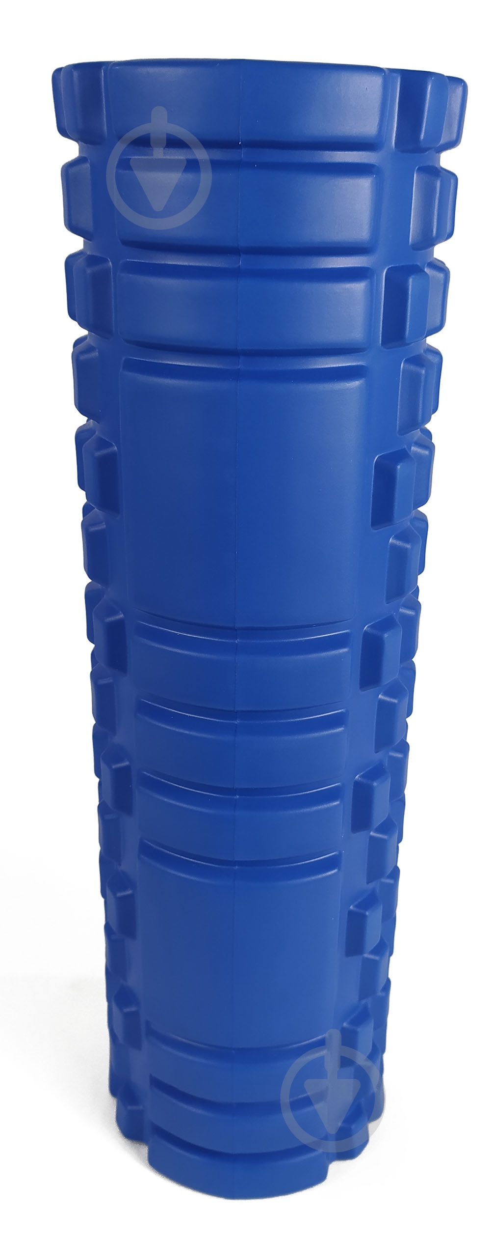 Ролик массажный EasyFit Grid Roller v2.1 синий 45 см - фото 4