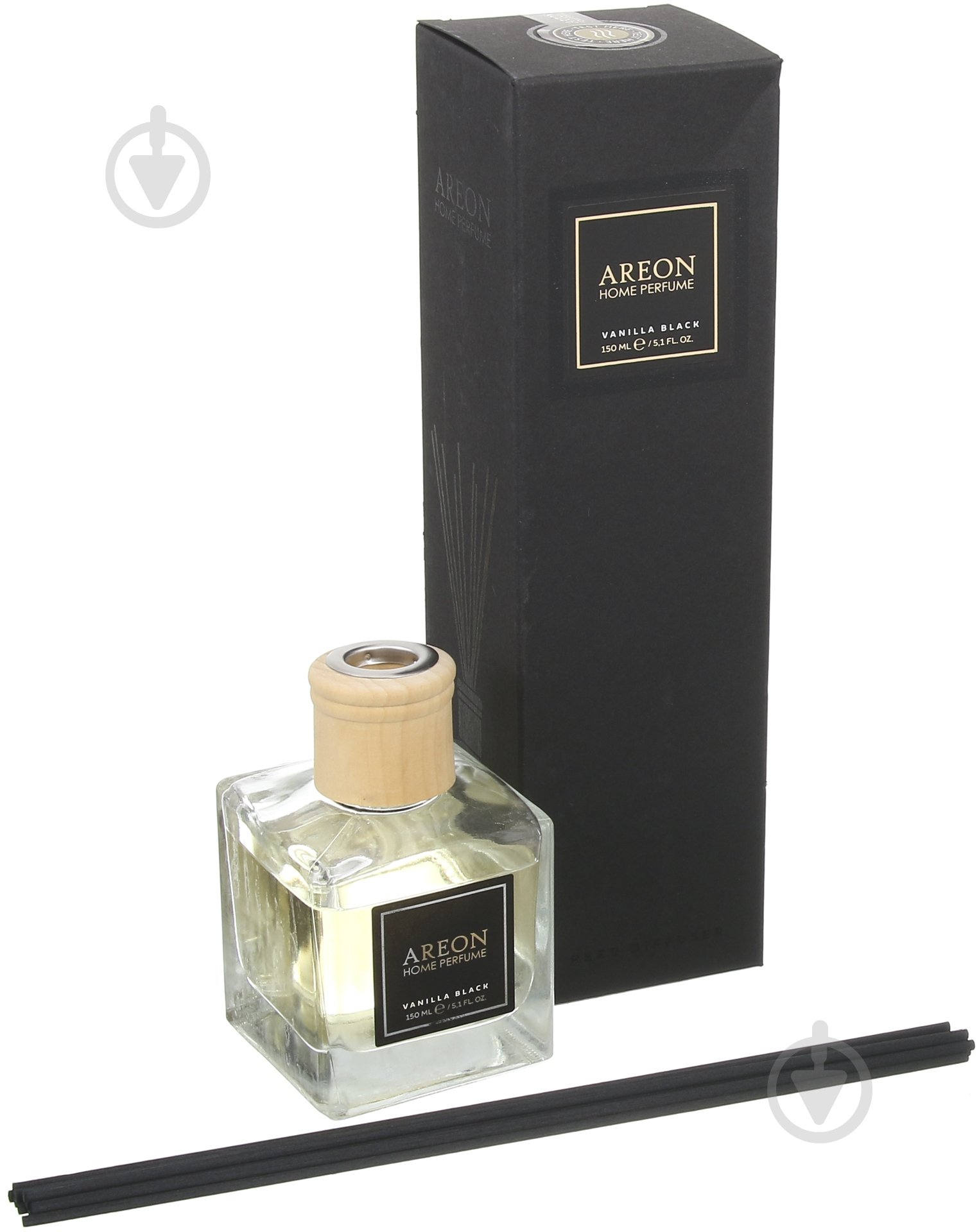 Аромадиффузор для дома АРЕОН Black Ваниль Черная 150 мл - фото 1