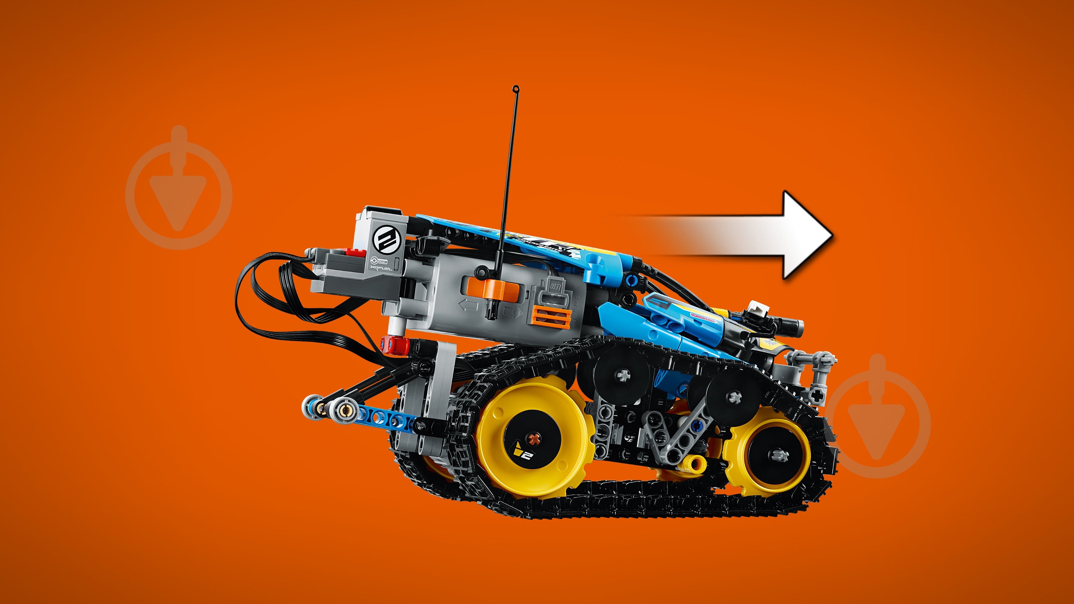 Конструктор LEGO Technic Каскадерский гоночный автомобиль на радиоуправлении 42095 - фото 36