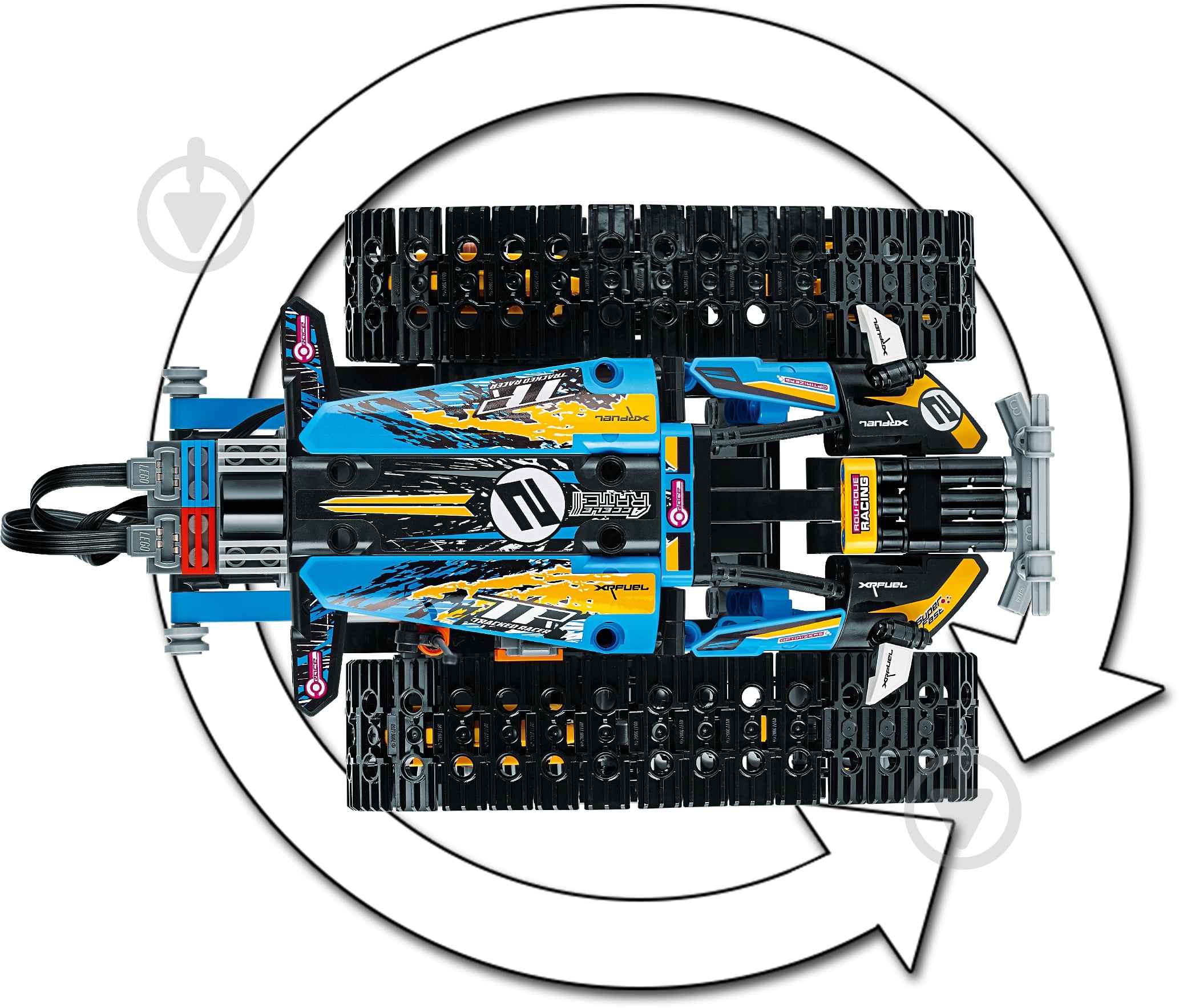 Конструктор LEGO Technic Каскадерский гоночный автомобиль на радиоуправлении 42095 - фото 25
