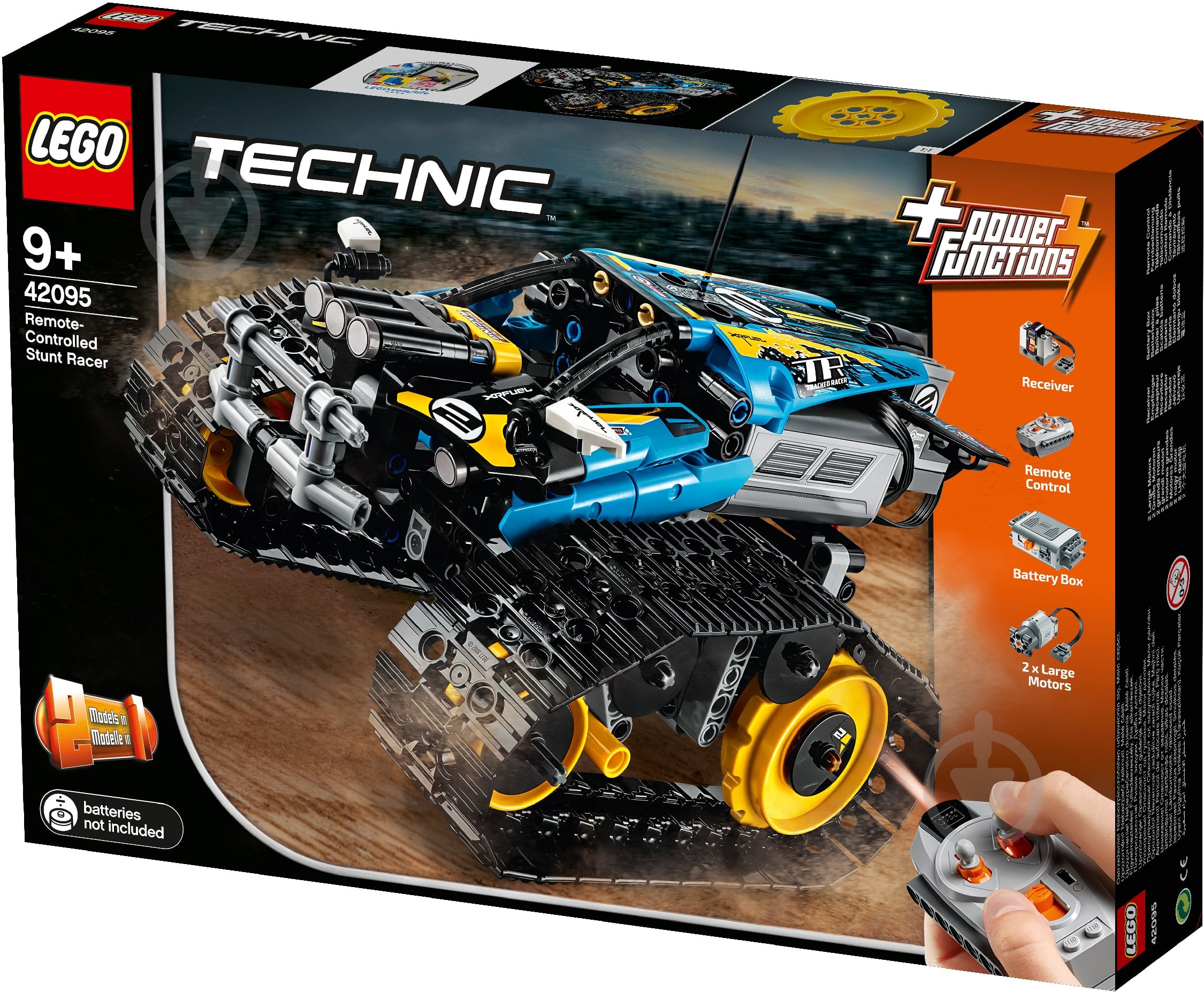 Конструктор LEGO Technic Каскадерский гоночный автомобиль на радиоуправлении 42095 - фото 44
